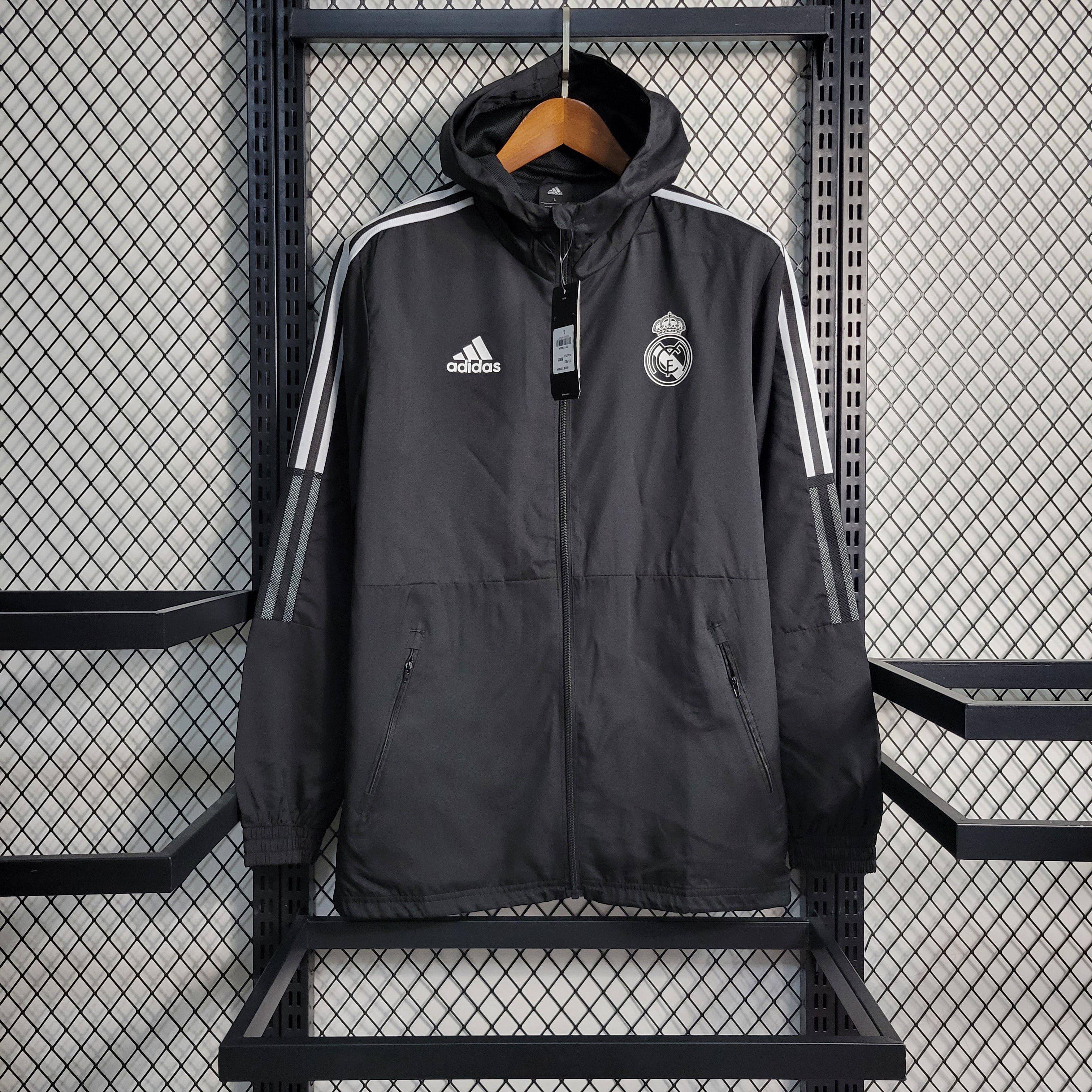 Cortavientos Real Madrid Black