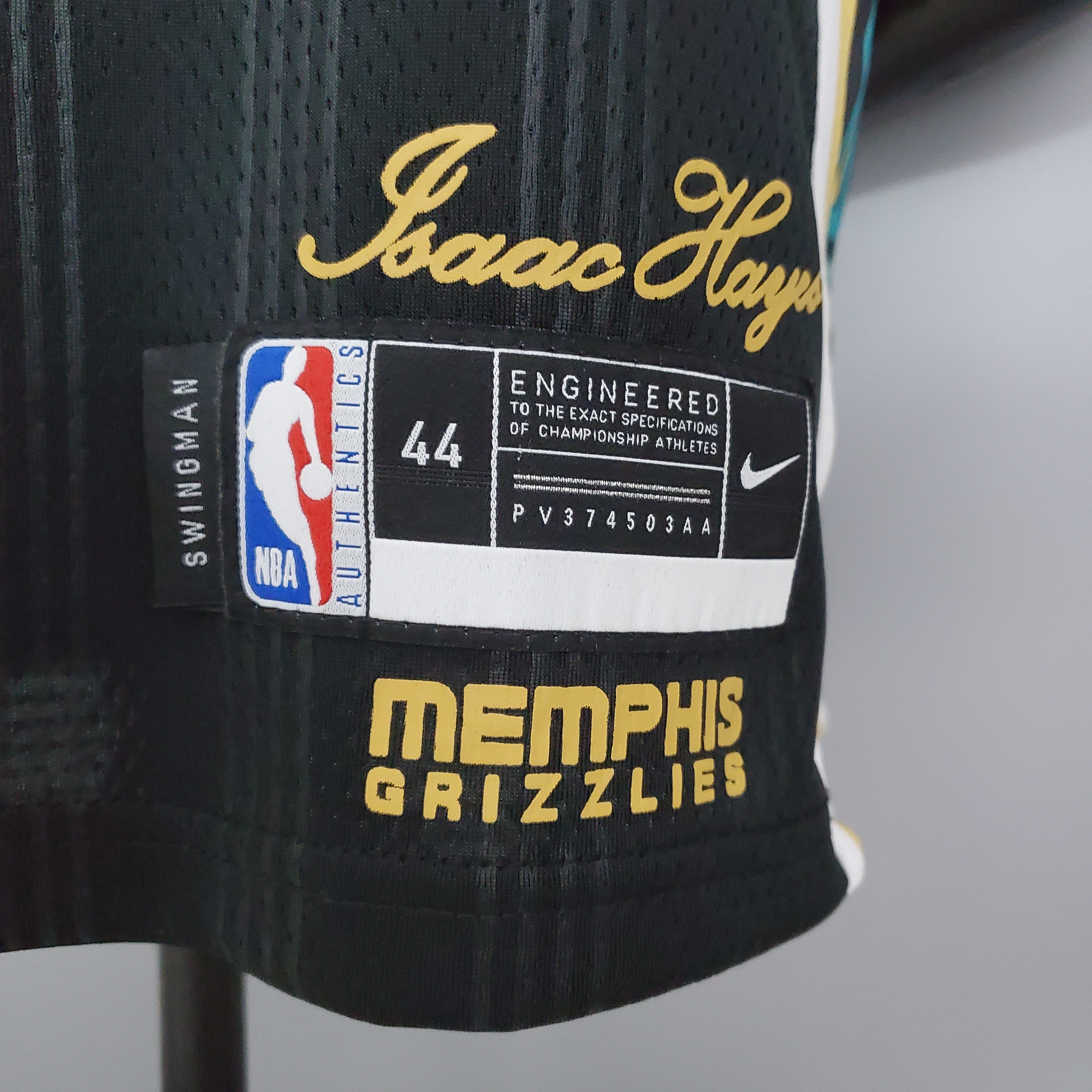 Grizzlies City Edition Black
