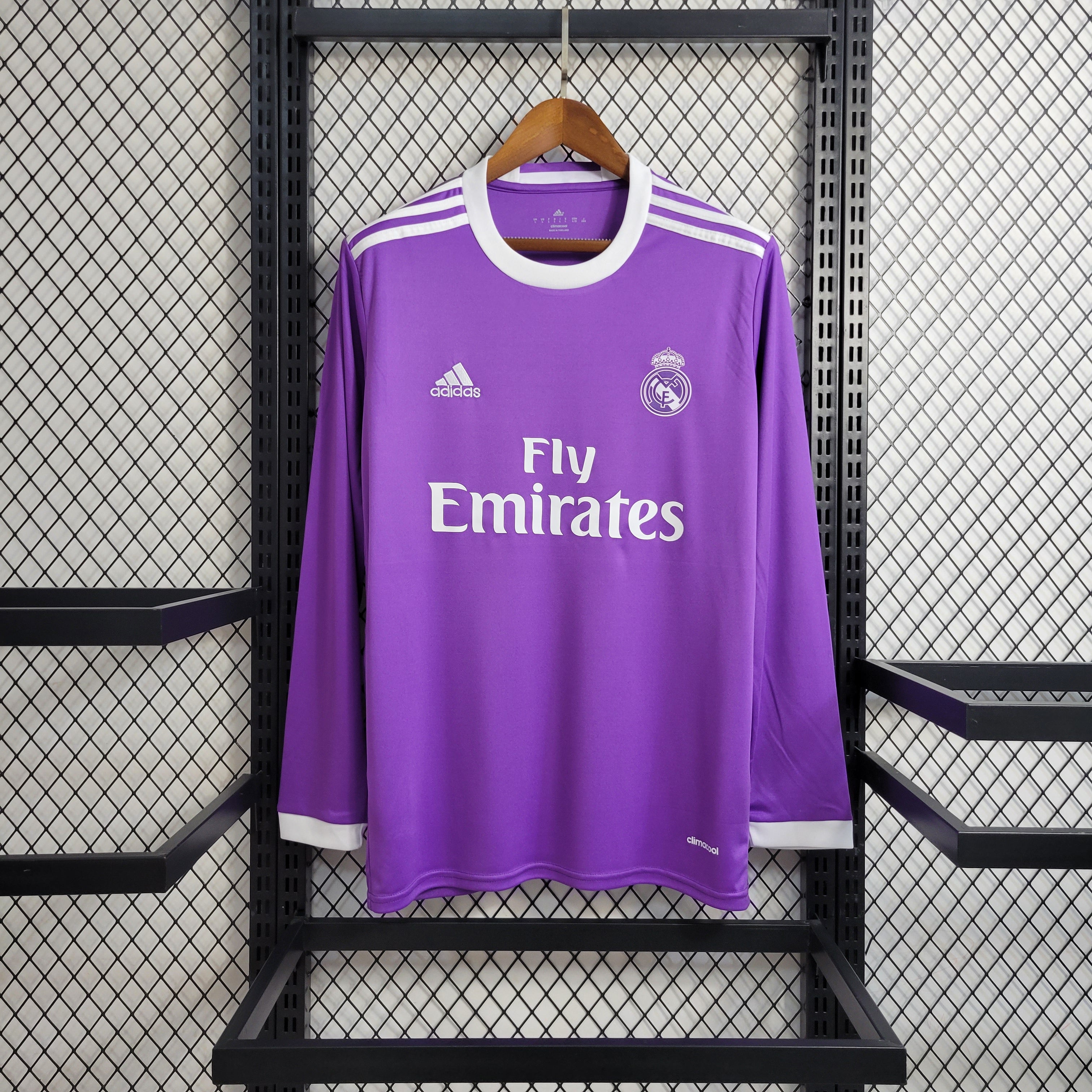 Retro Real Madrid 2017/2018 (mangas largas)