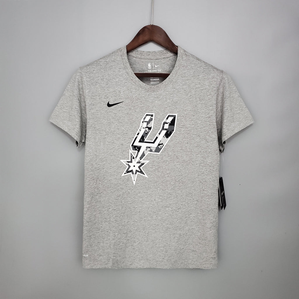 Camiseta mangas Cortas Spurs Gris