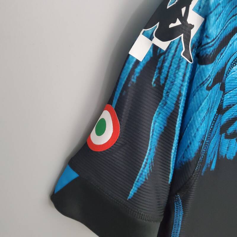 Napoli 2021/22 (black-blue Kappa × Marcelo Burlon)