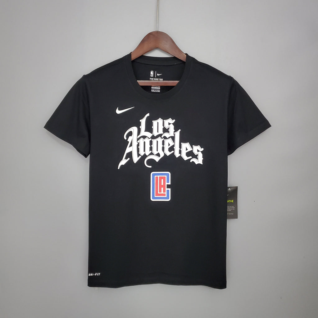Camiseta Mangas Cortas Clippers Negra