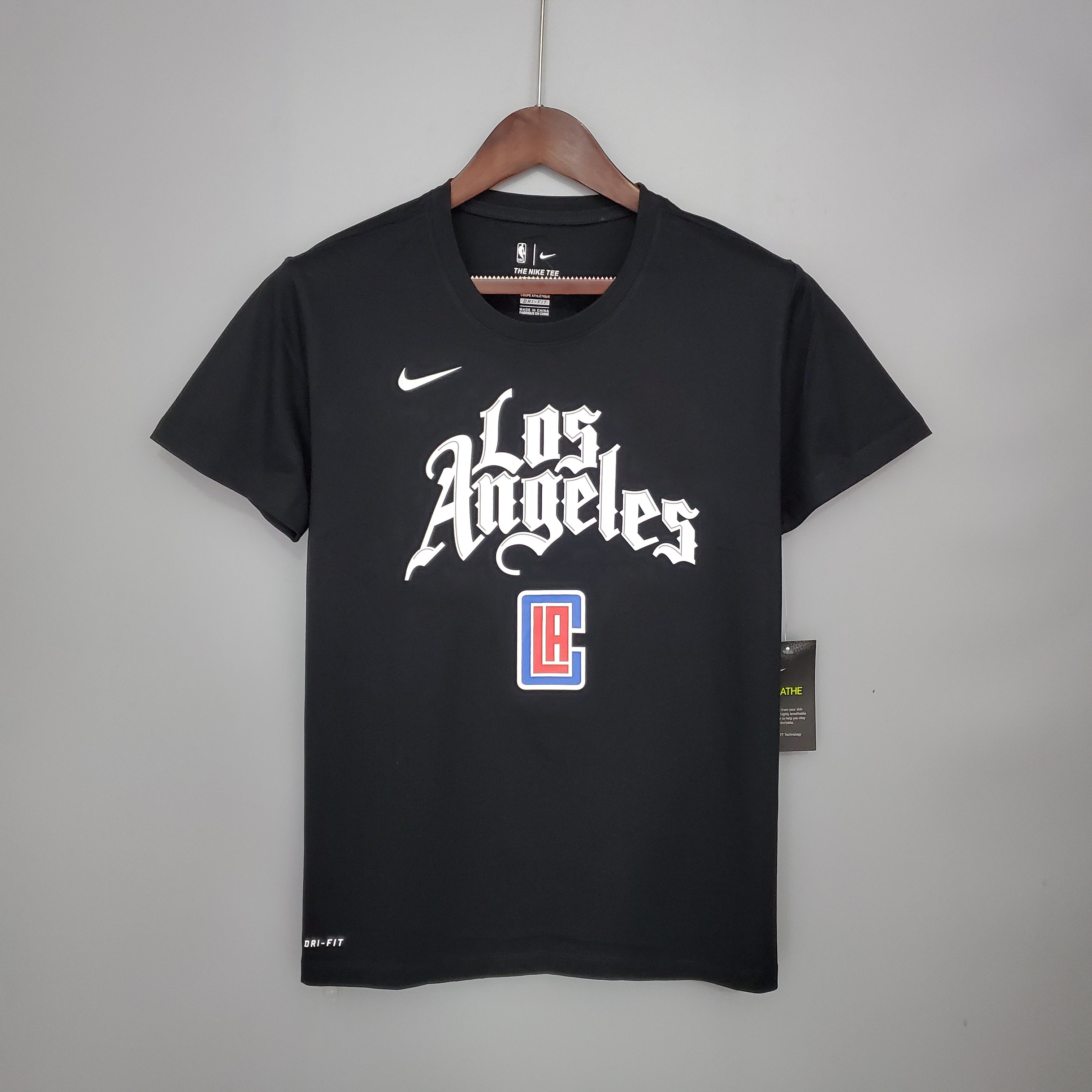 Camiseta Mangas Cortas Clippers Negra