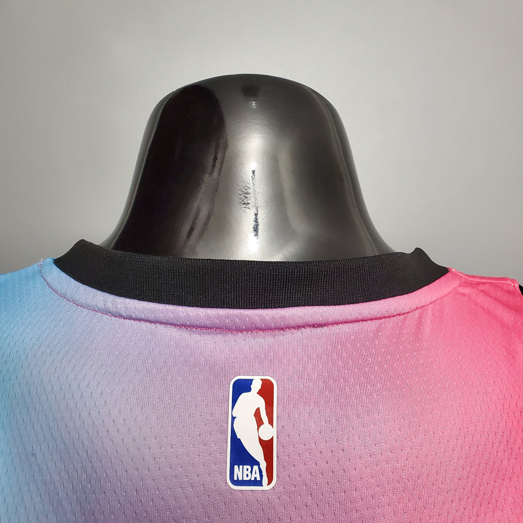 Camiseta Miami Heat (city edition pink-blue)