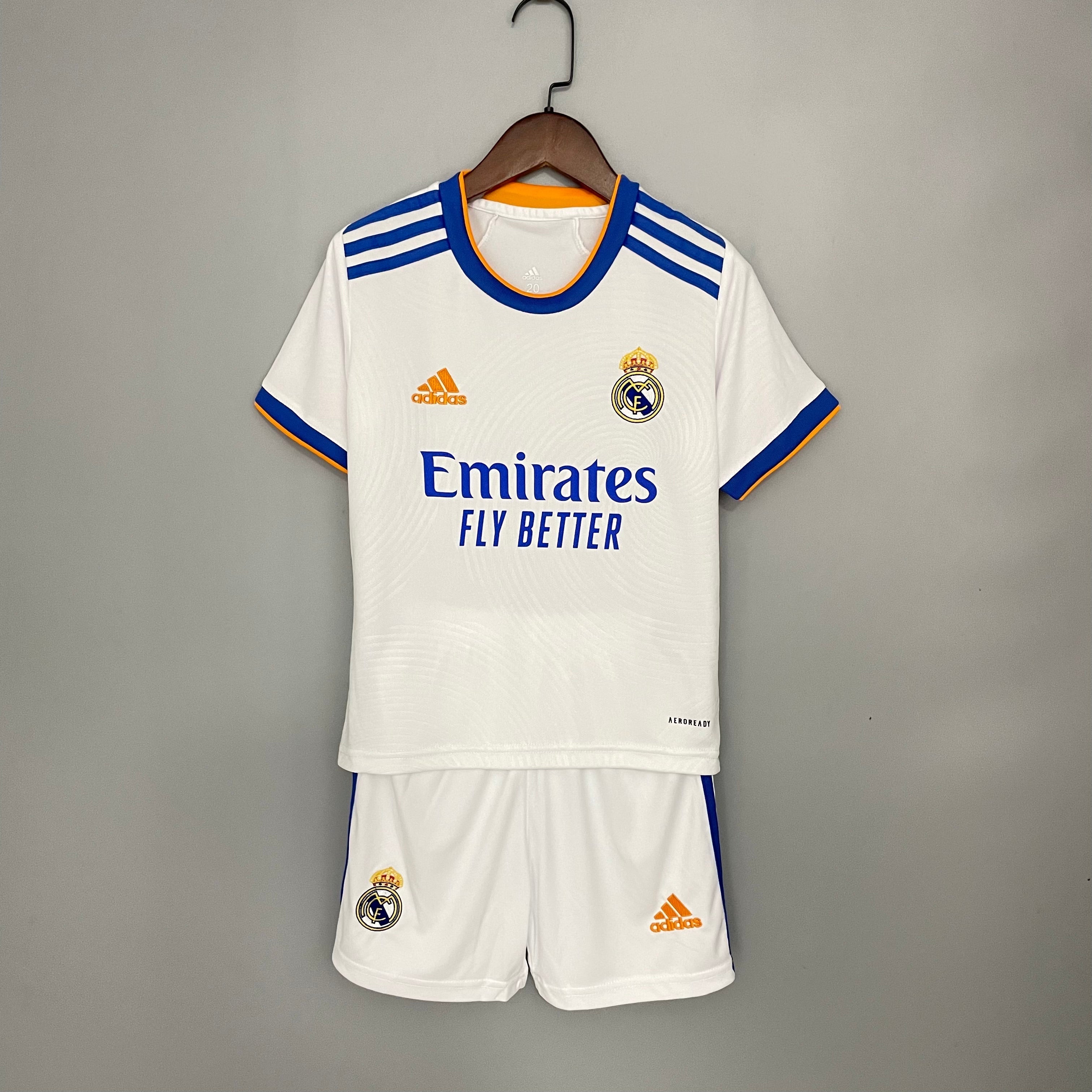 Real Madrid 2021/22 Primera equipación (Mini conjunto)