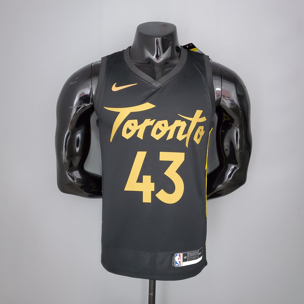 Camiseta Raptors black gold 2021