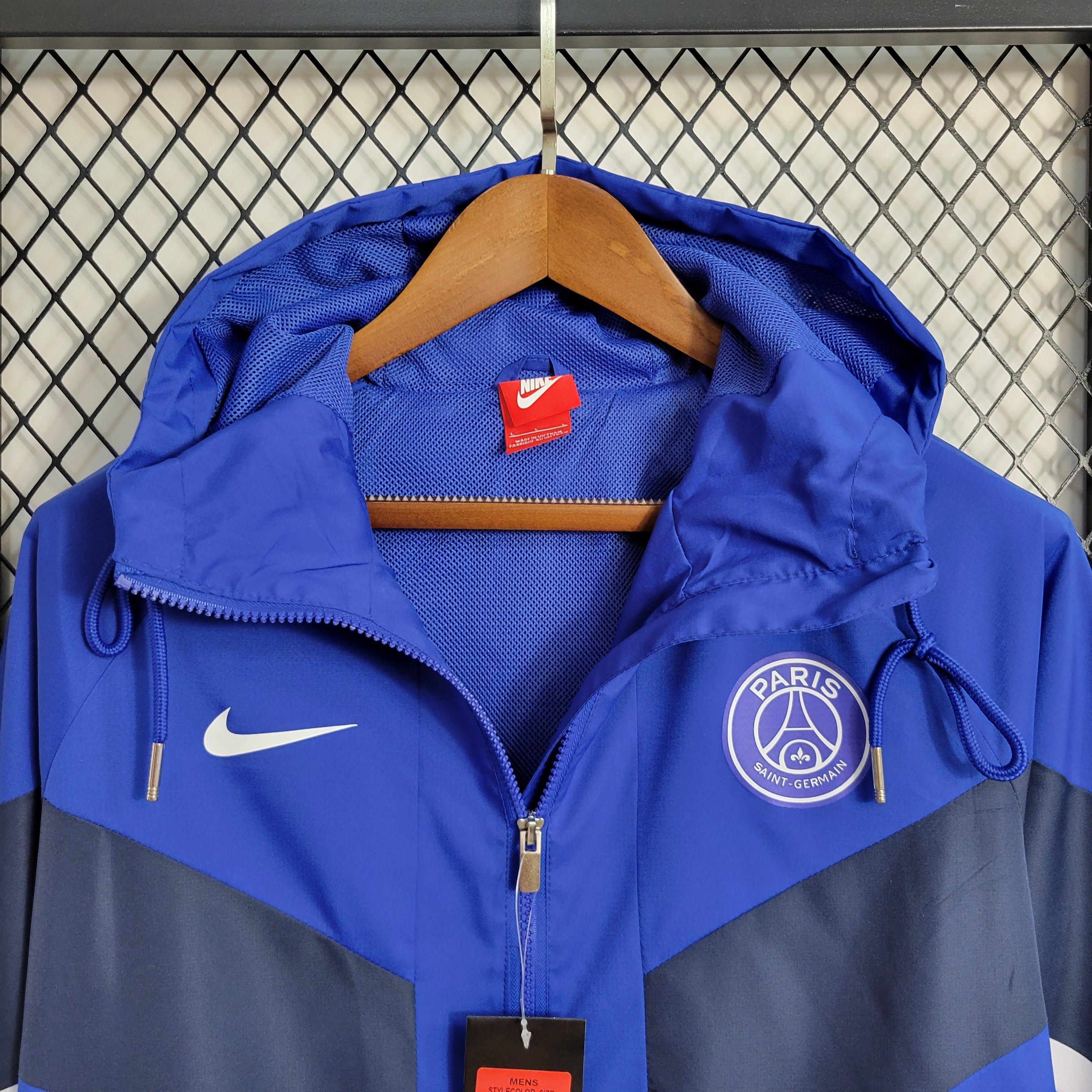 PSG cortavientos Blue