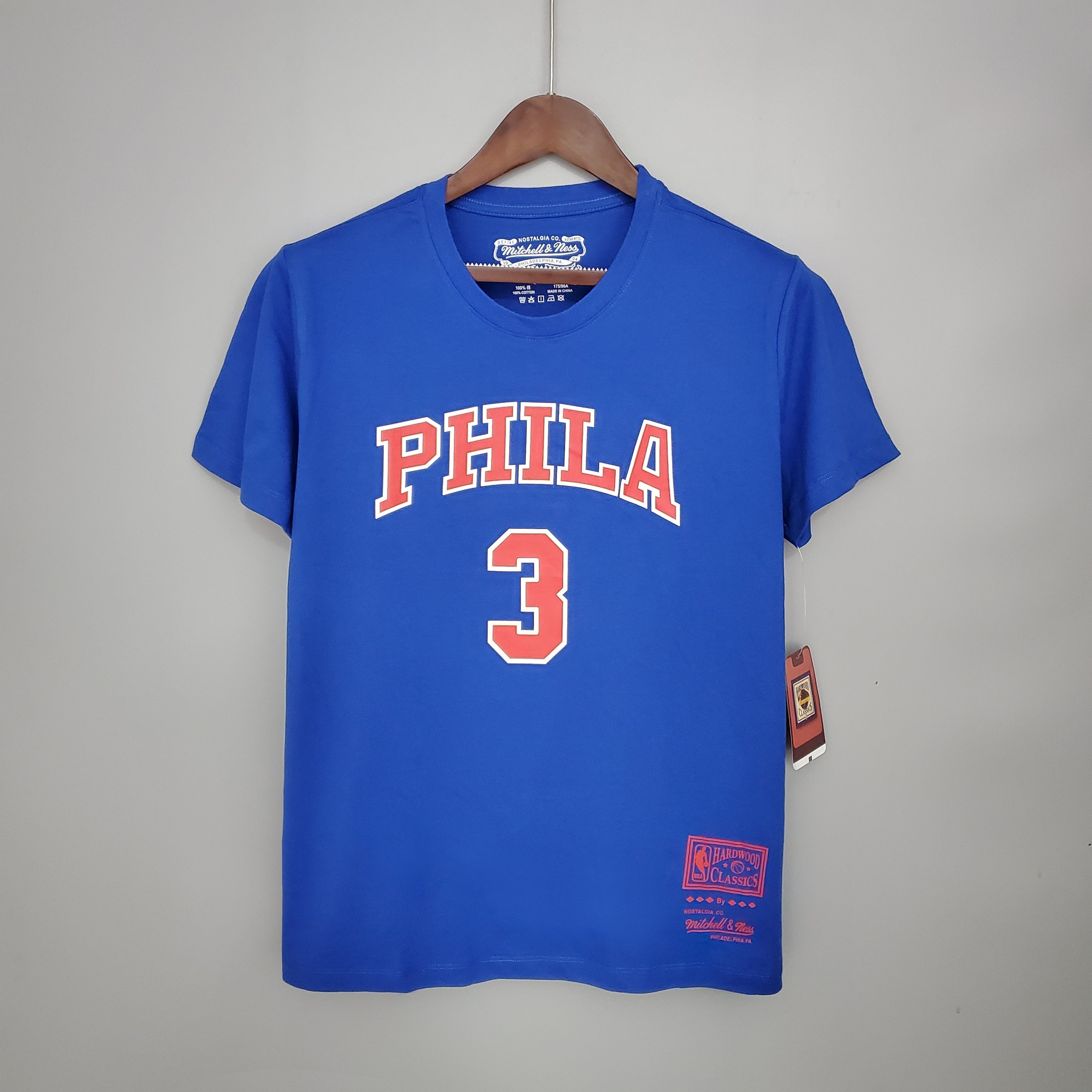 Camiseta Mangas Cortas Iverson Philadelphia 3
