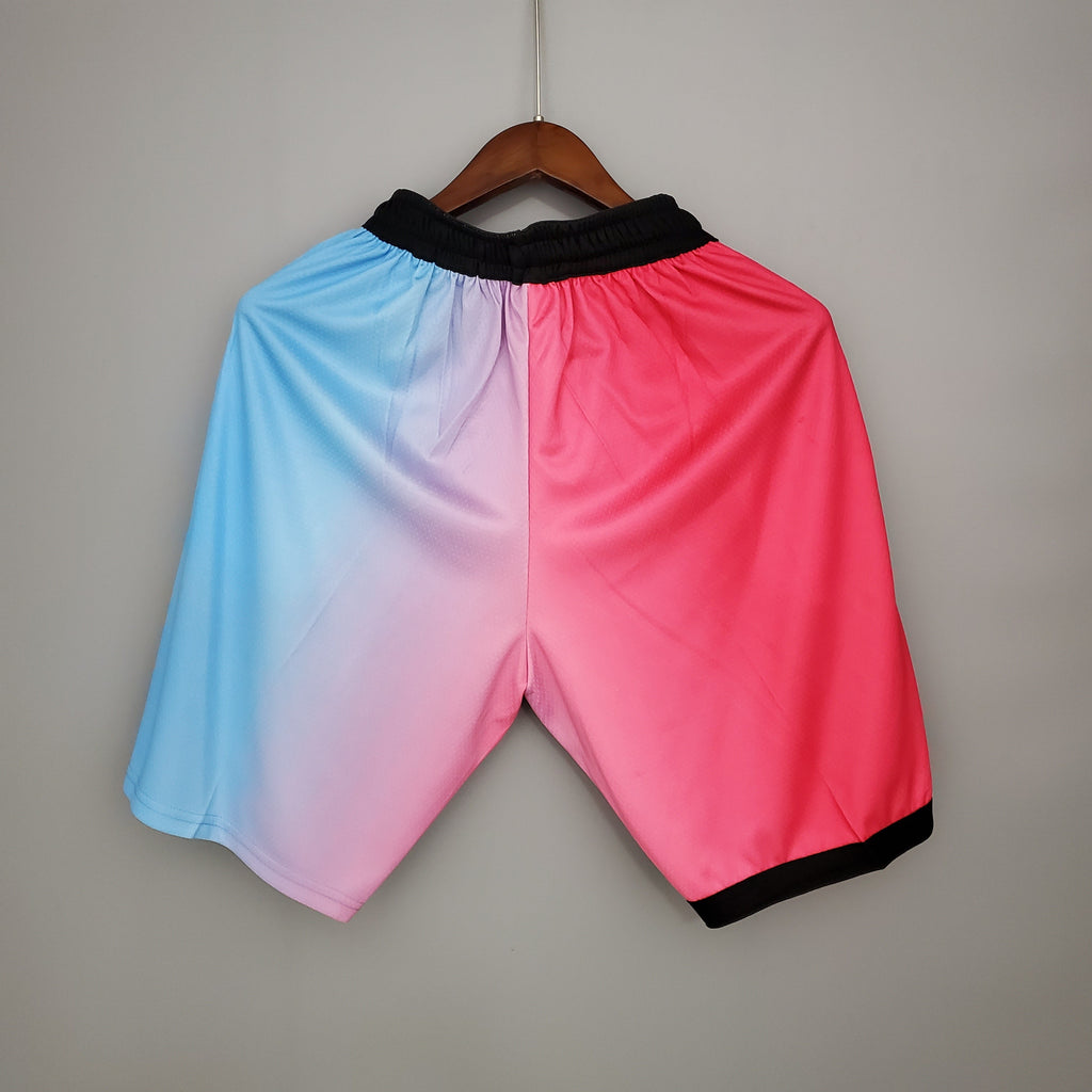 Miami Heat Shorts City Edition Pink Blue