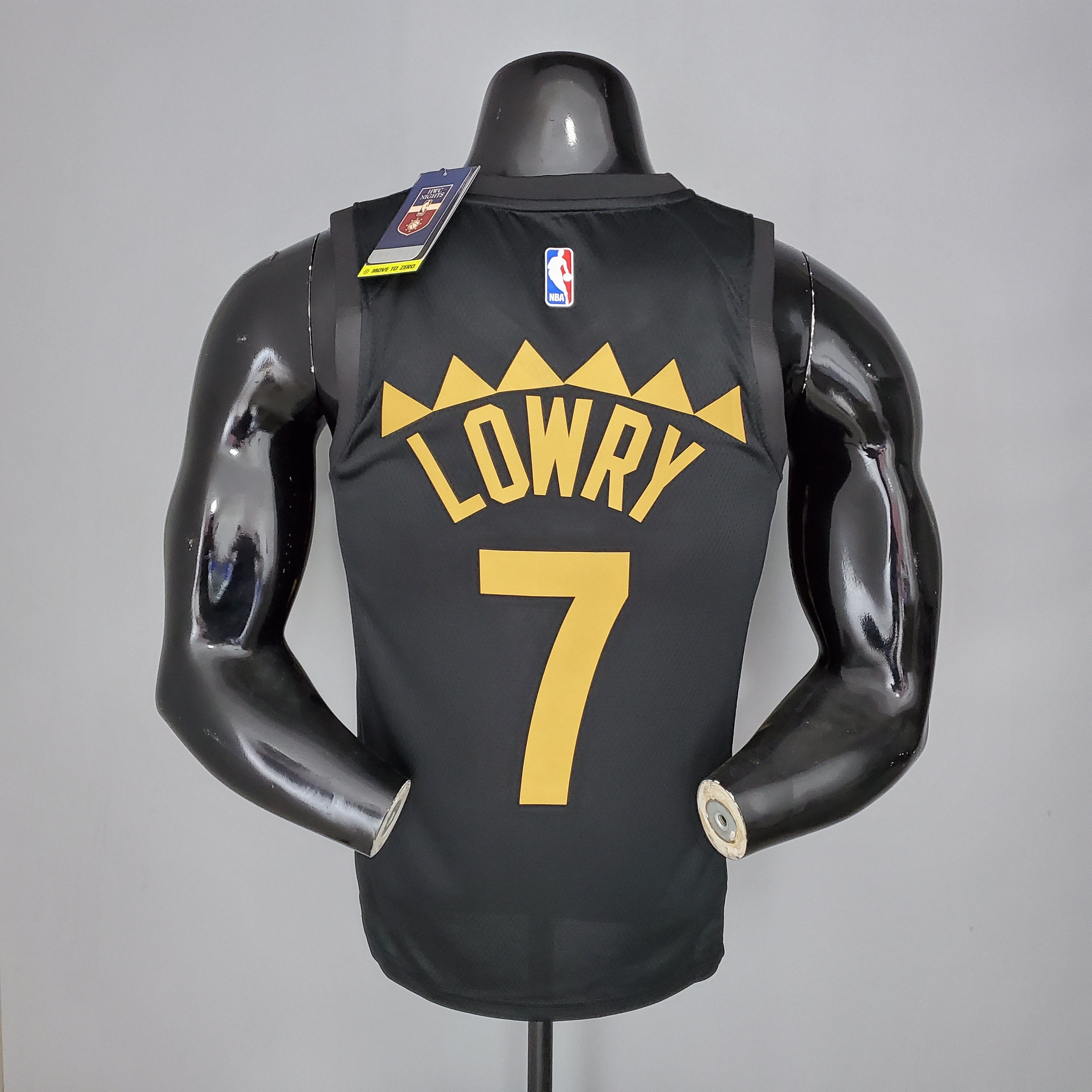 Camiseta Raptors black gold 2021