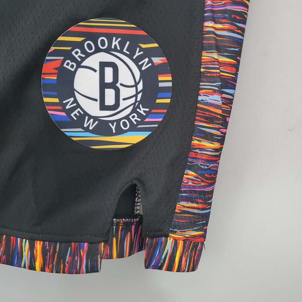 Brooklyn Nets City version black shorts