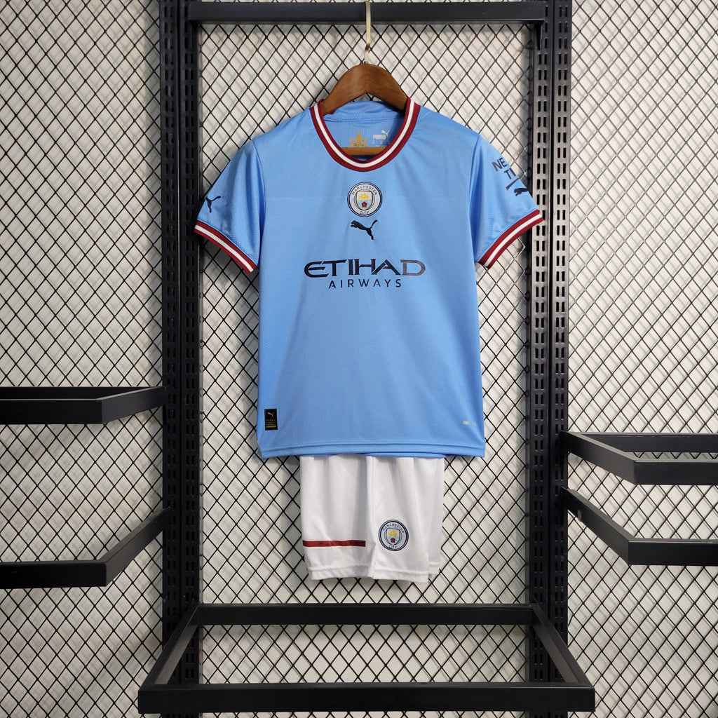 Manchester City 2022/23 Primera equipacion (Mini Conjunto)