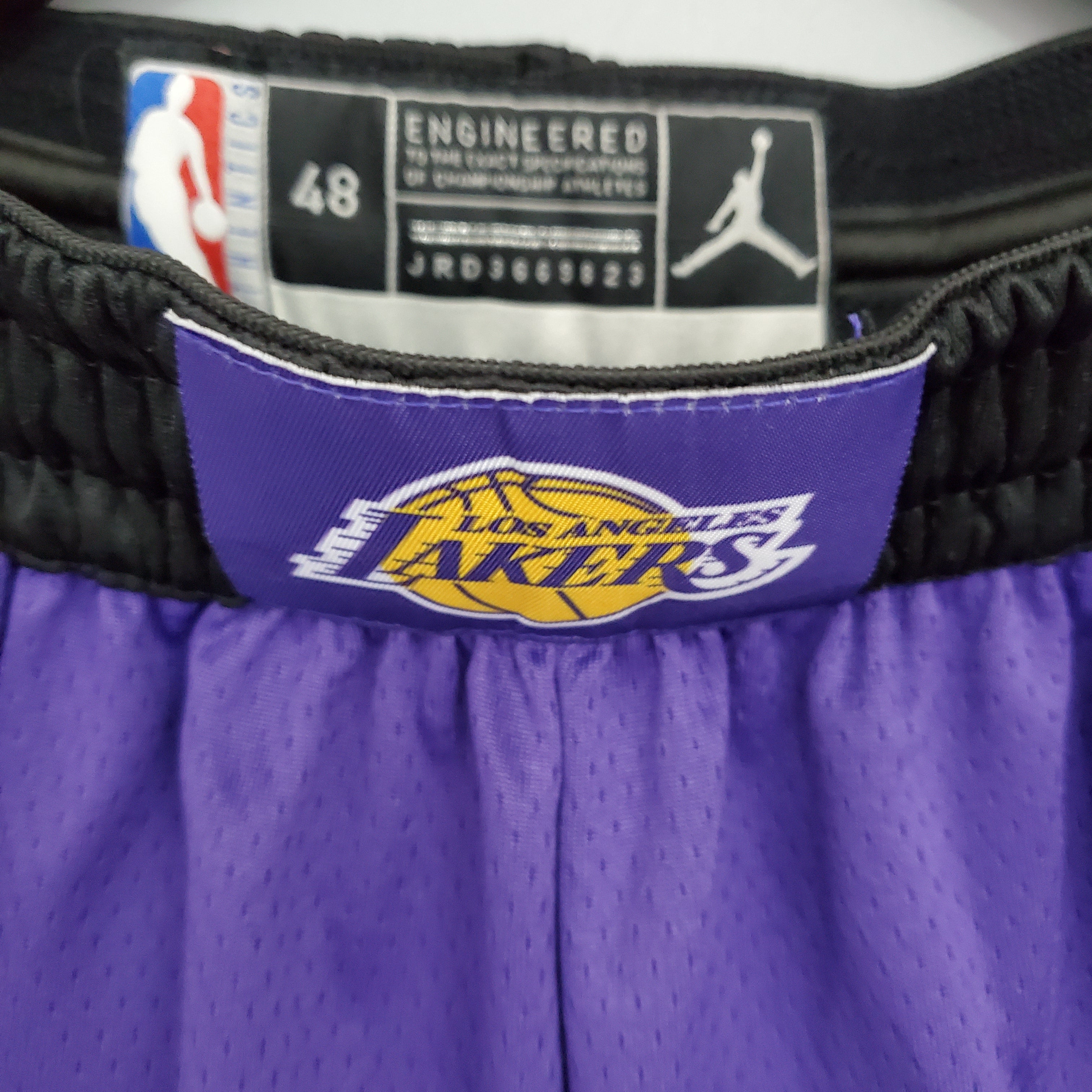 Lakers Purple Black Side Shorts