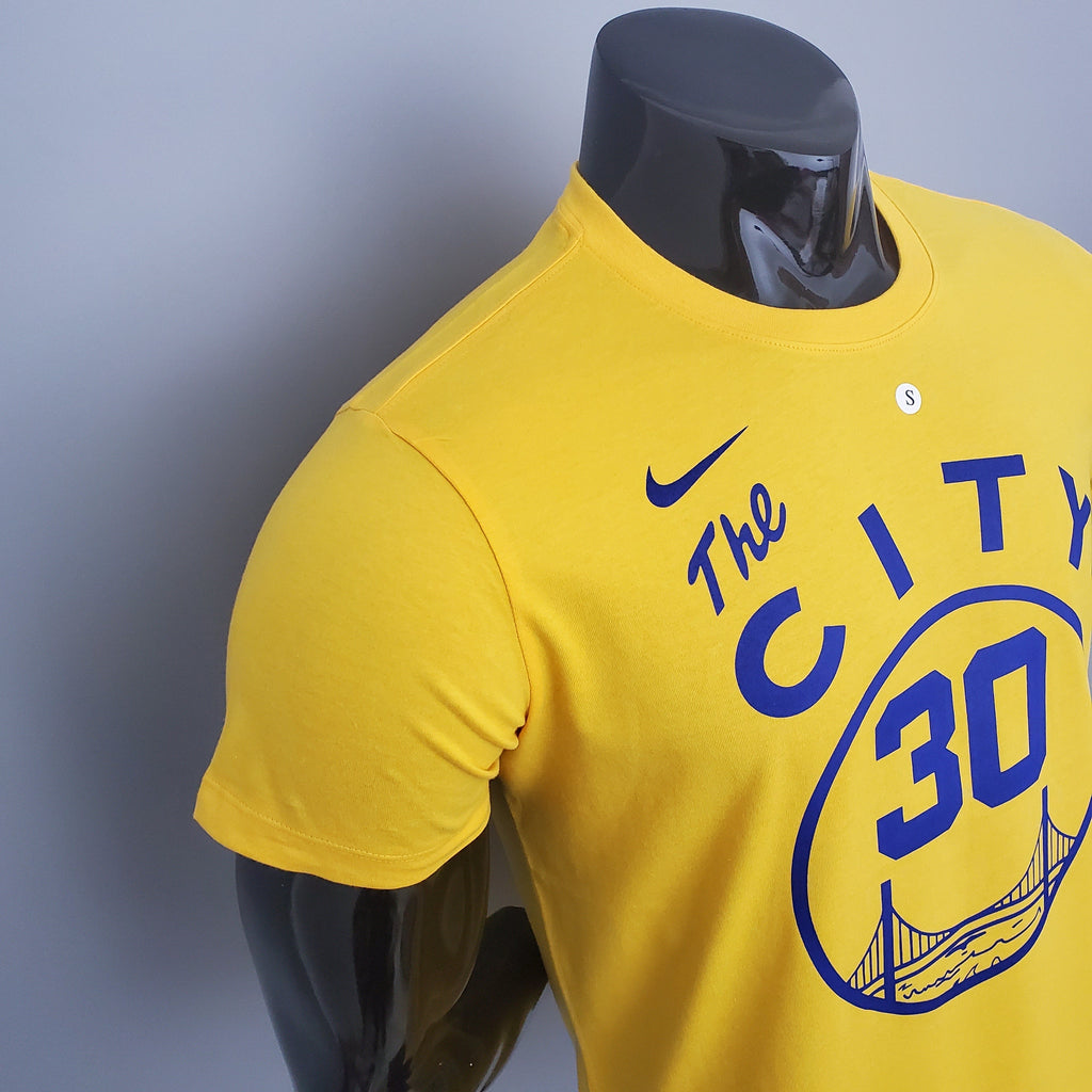 Camiseta Mangas Cortas Curry amarrilla