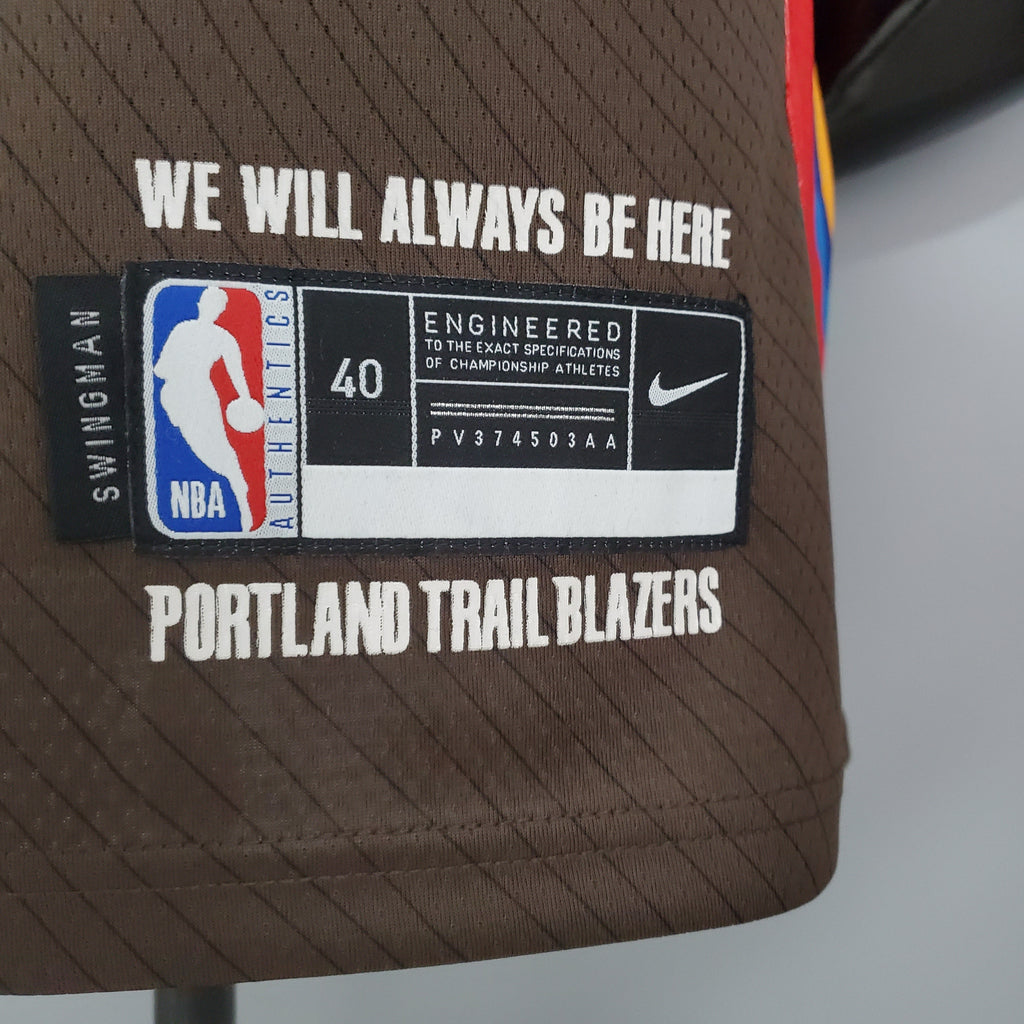 Trail Blazers City Edition Brown