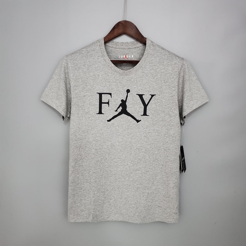 Camiseta Mangas Cortas Jordan Gris