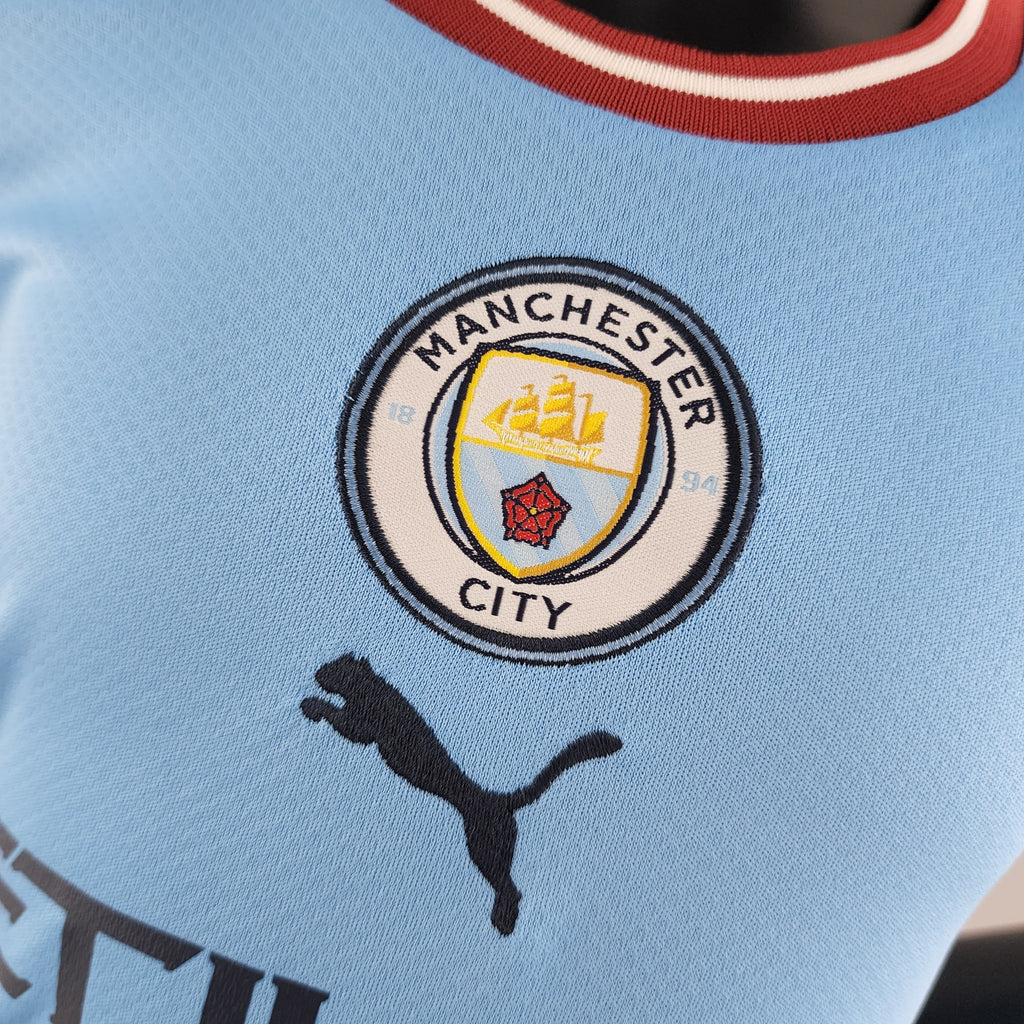 Manchester City 2022/23 Primera equipación (Mini Conjunto)