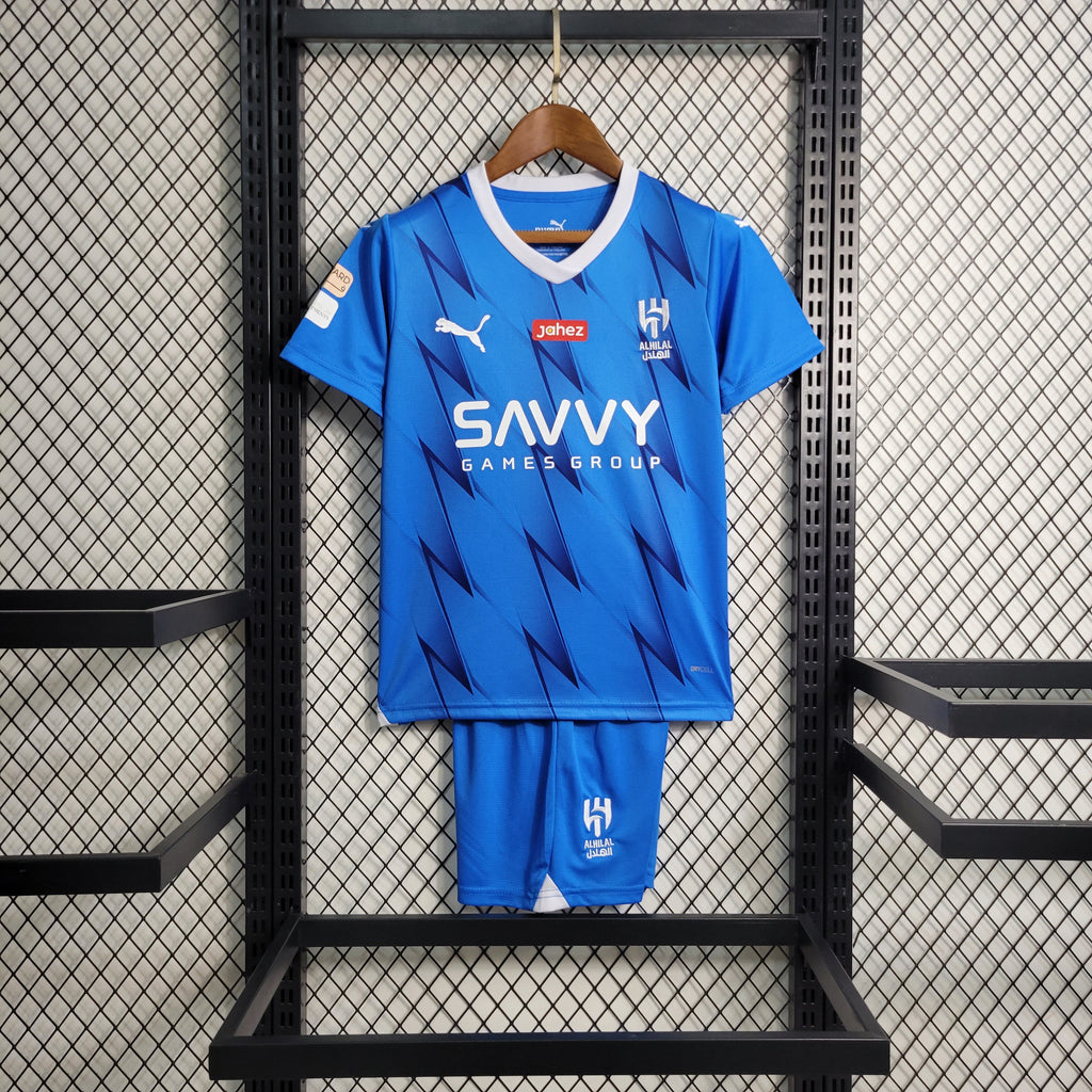 Al Hilal 2023/24 Primera equipacion (mini conjunto)