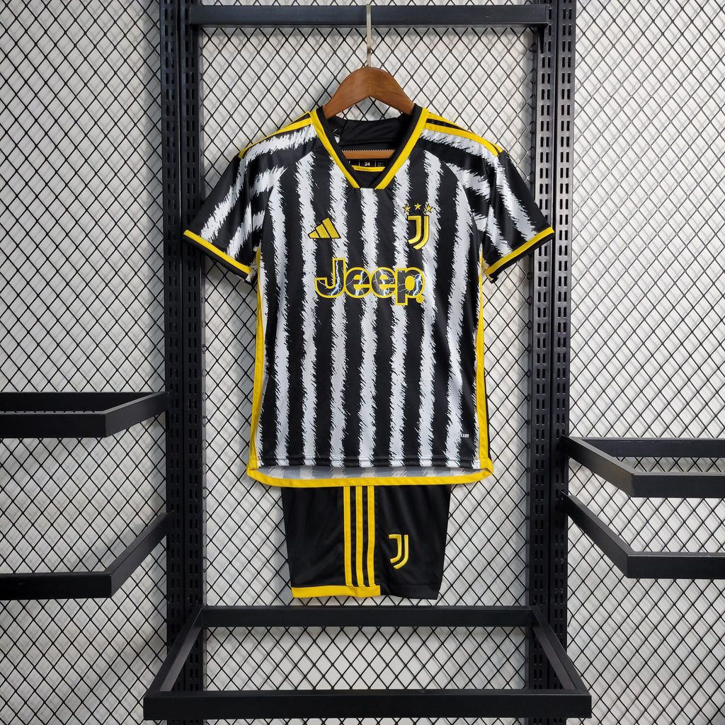 Juventus 2023/24 Primera equipacion (Mini Conjunto)