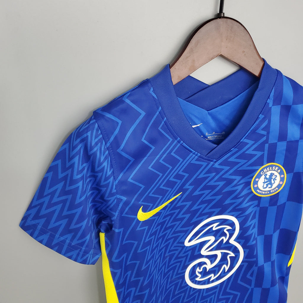 Chelsea 2021/22 Primera equipación (Mini Conjunto)