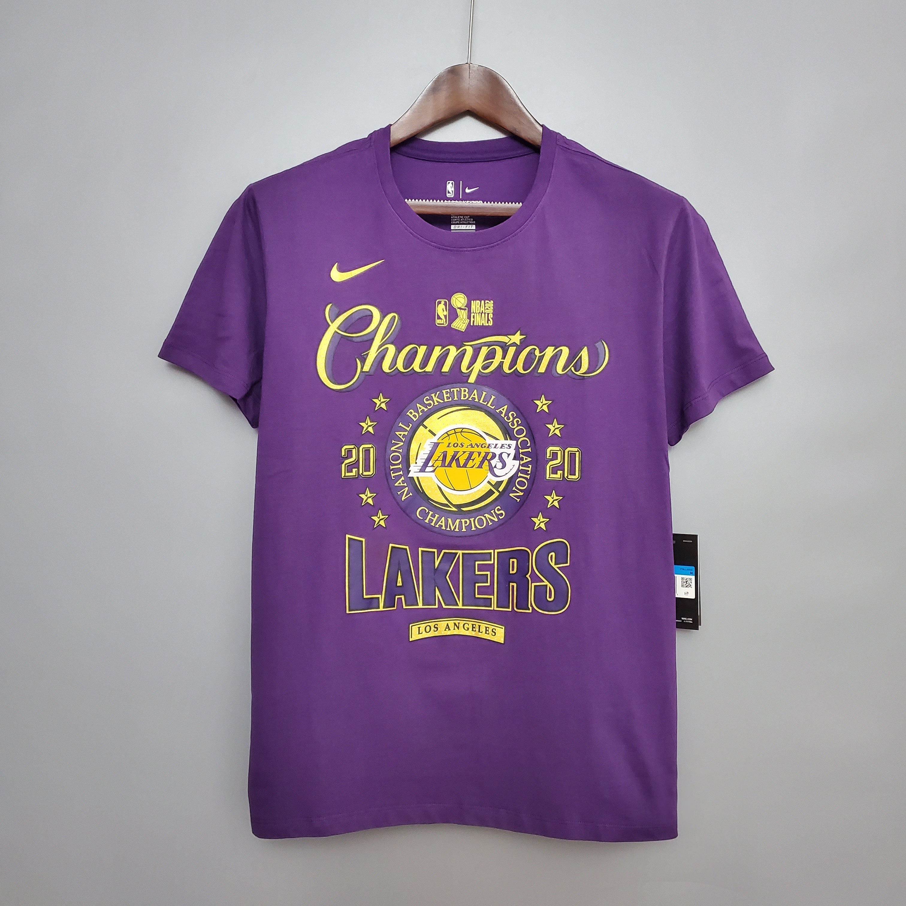 Lakers championship shirt black, white, yellow, purple