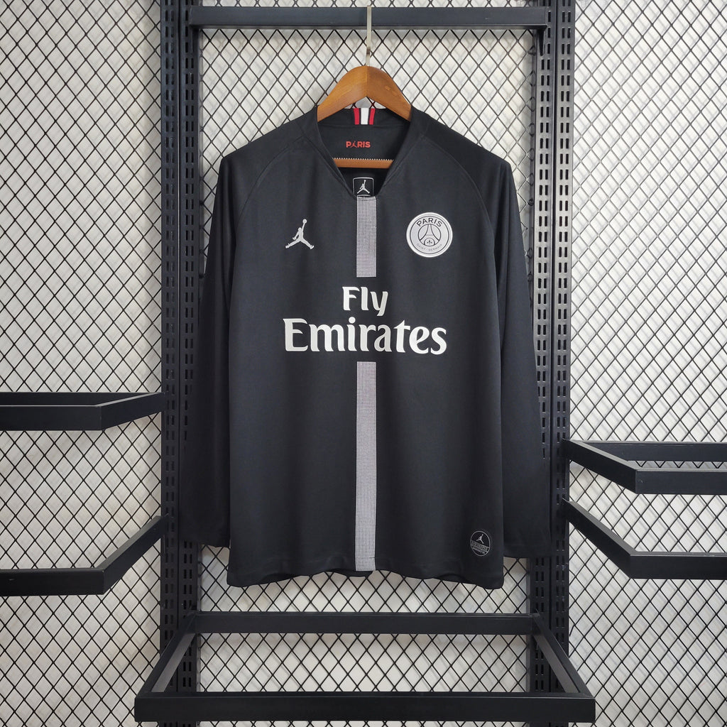 Retro PSG 2018-2019(edicion negra Champions League) mangas largas
