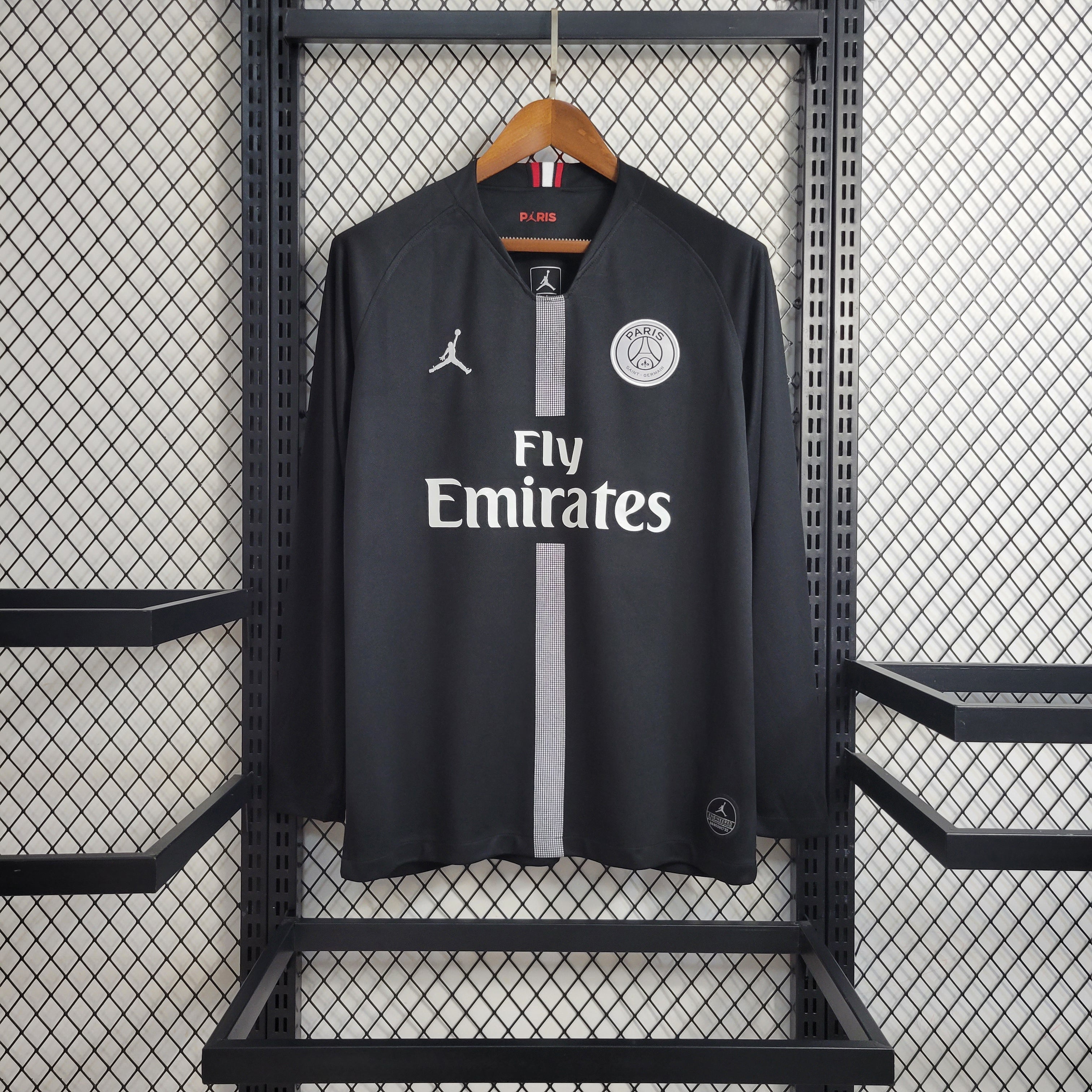 Retro PSG 2018-2019(edicion negra Champions League) mangas largas