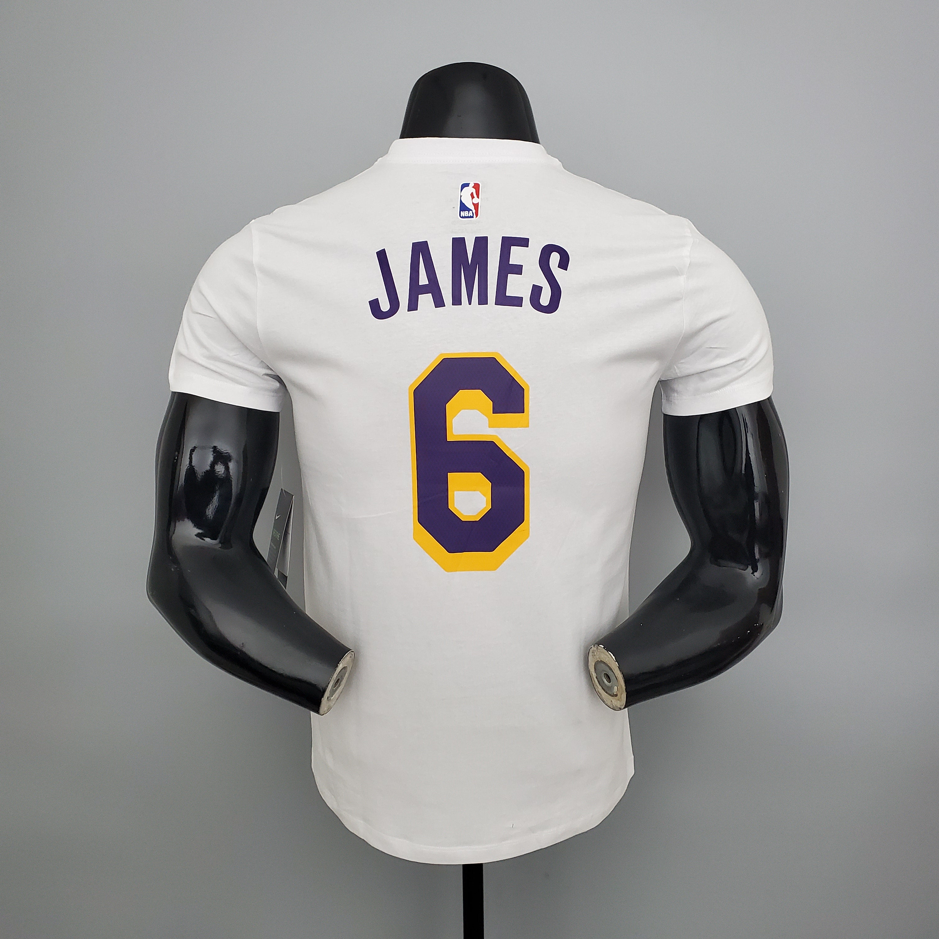 Camiseta Mangas Cortas Lebron Blanca