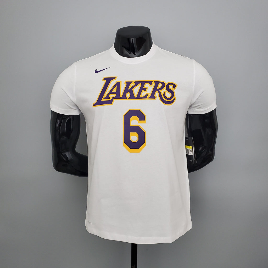 Camiseta Mangas Cortas Lebron Blanca