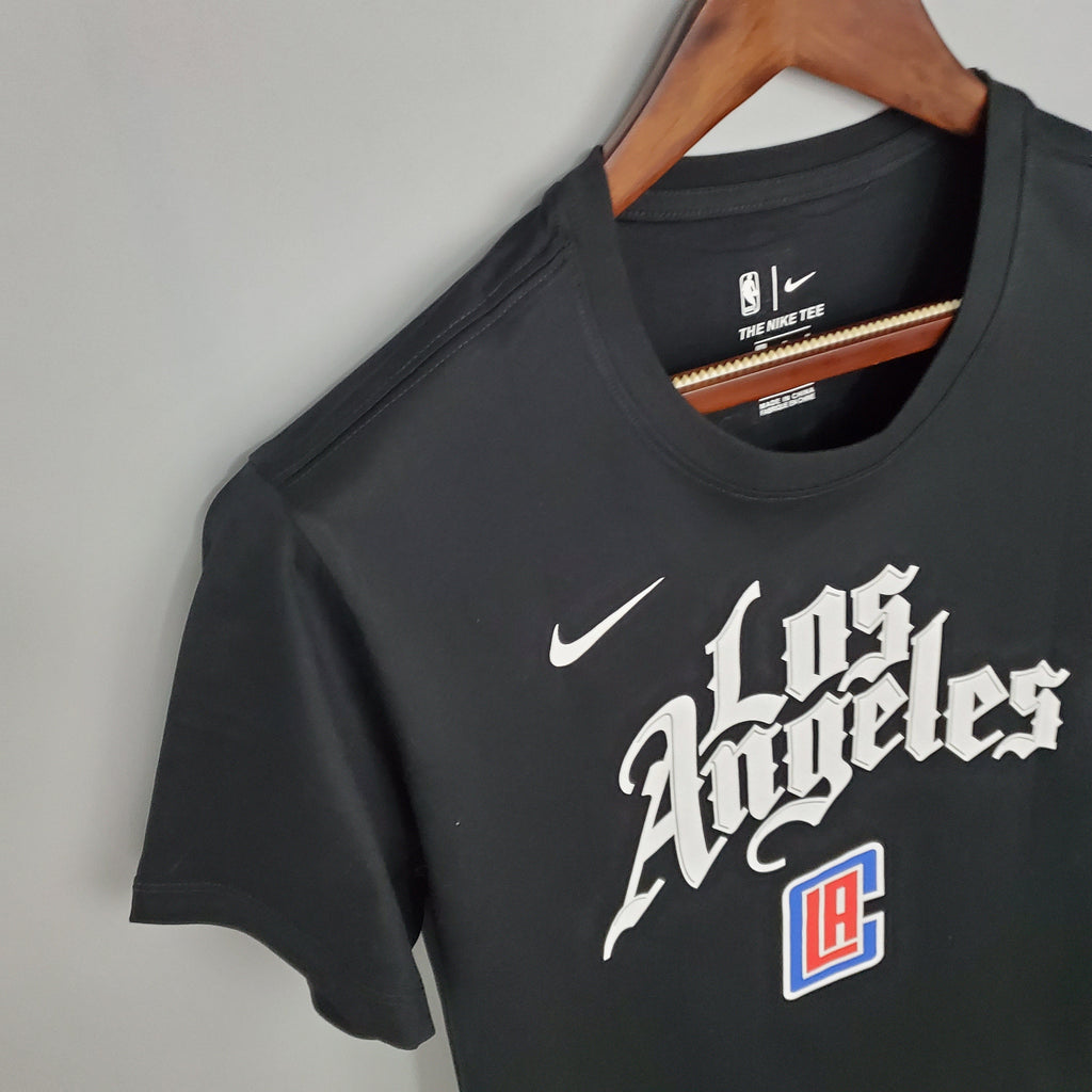 Camiseta Mangas Cortas Clippers Negra