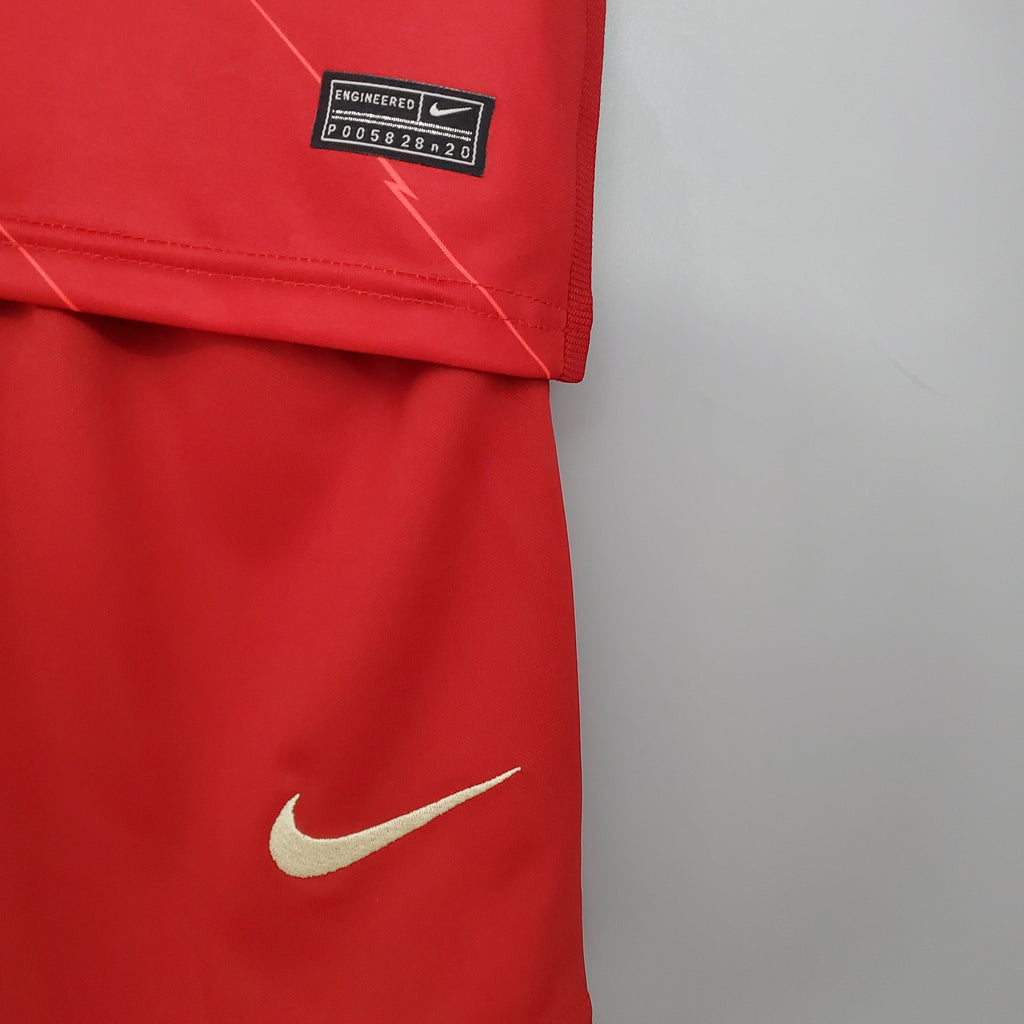 Liverpool 2021/22 Primera equipación (Mini conjunto)