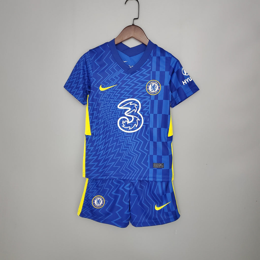 Chelsea 2021/22 Primera equipación (Mini Conjunto)