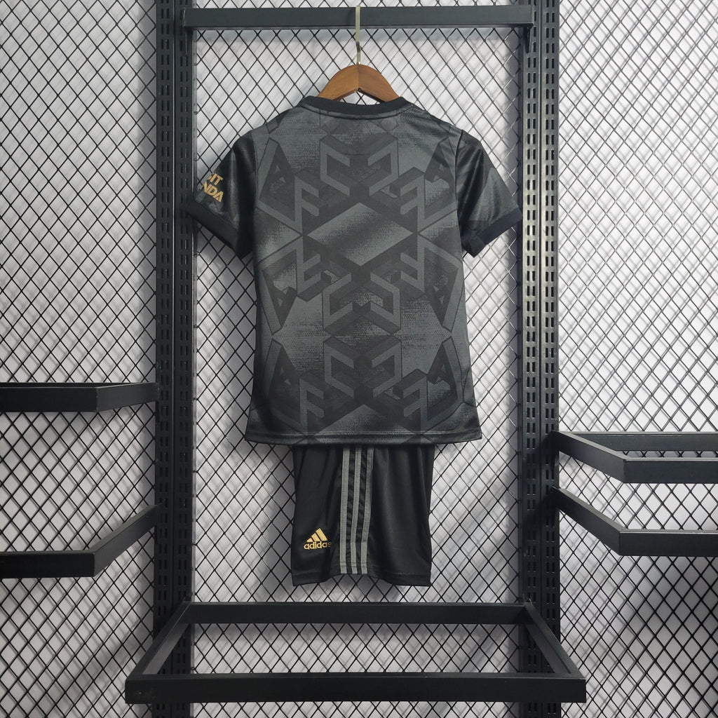 Arsenal 2022/23 Segunda equipacion (negro) (Mini Conjunto)