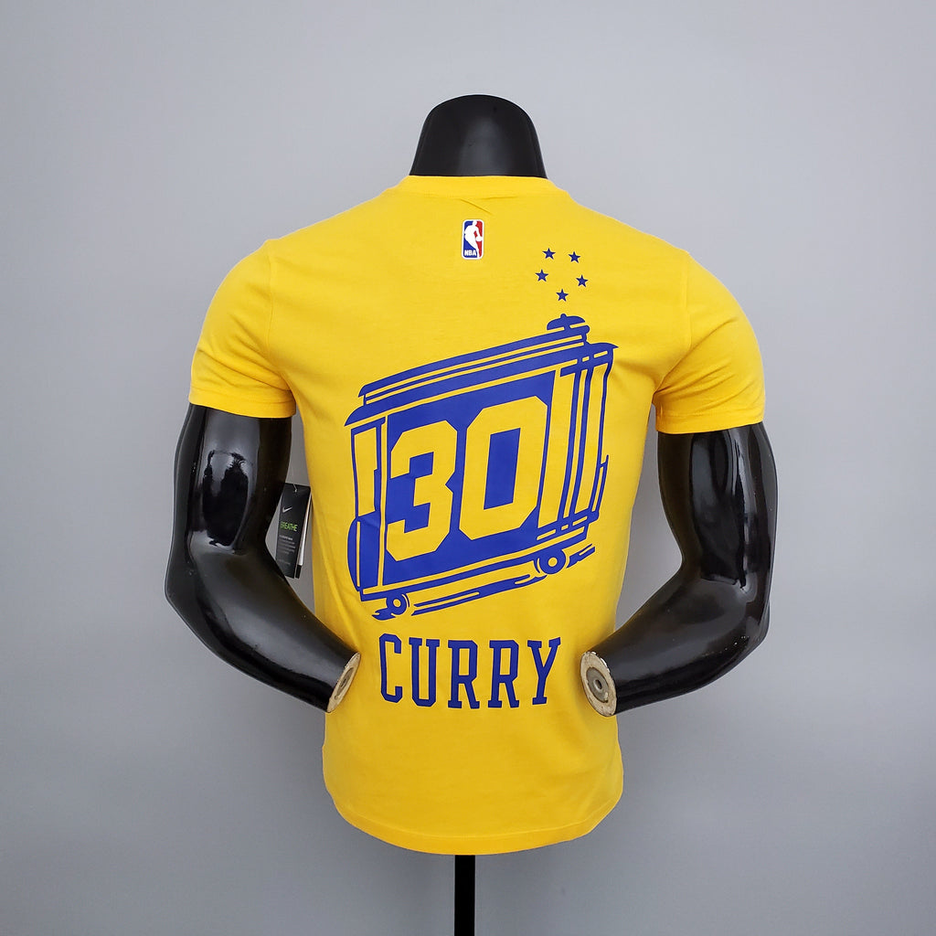 Camiseta Mangas Cortas Curry amarrilla