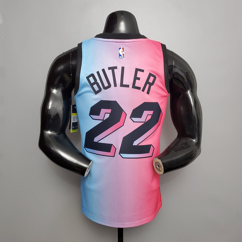 Camiseta Miami Heat (city edition pink-blue)