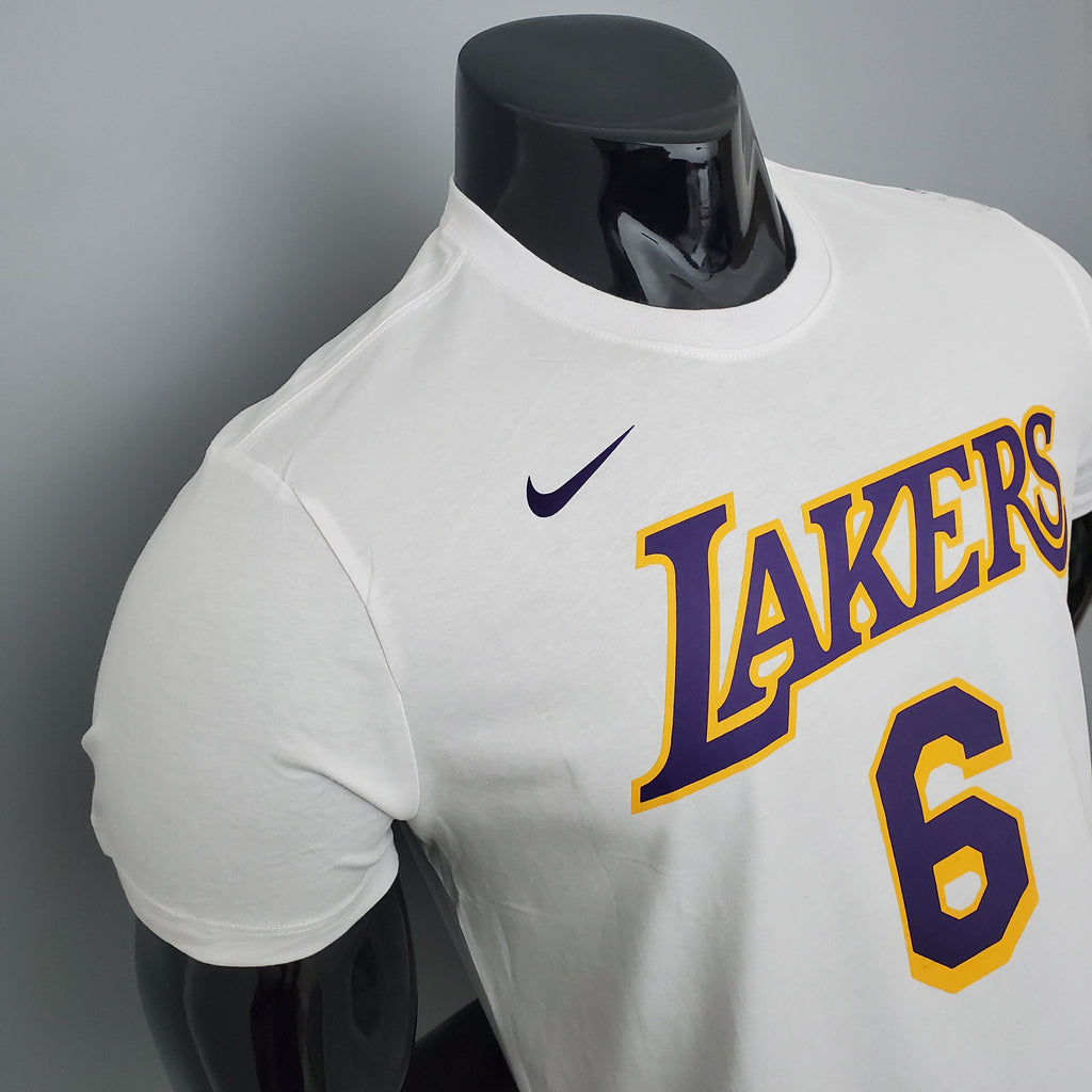 Camiseta Mangas Cortas Lebron Blanca