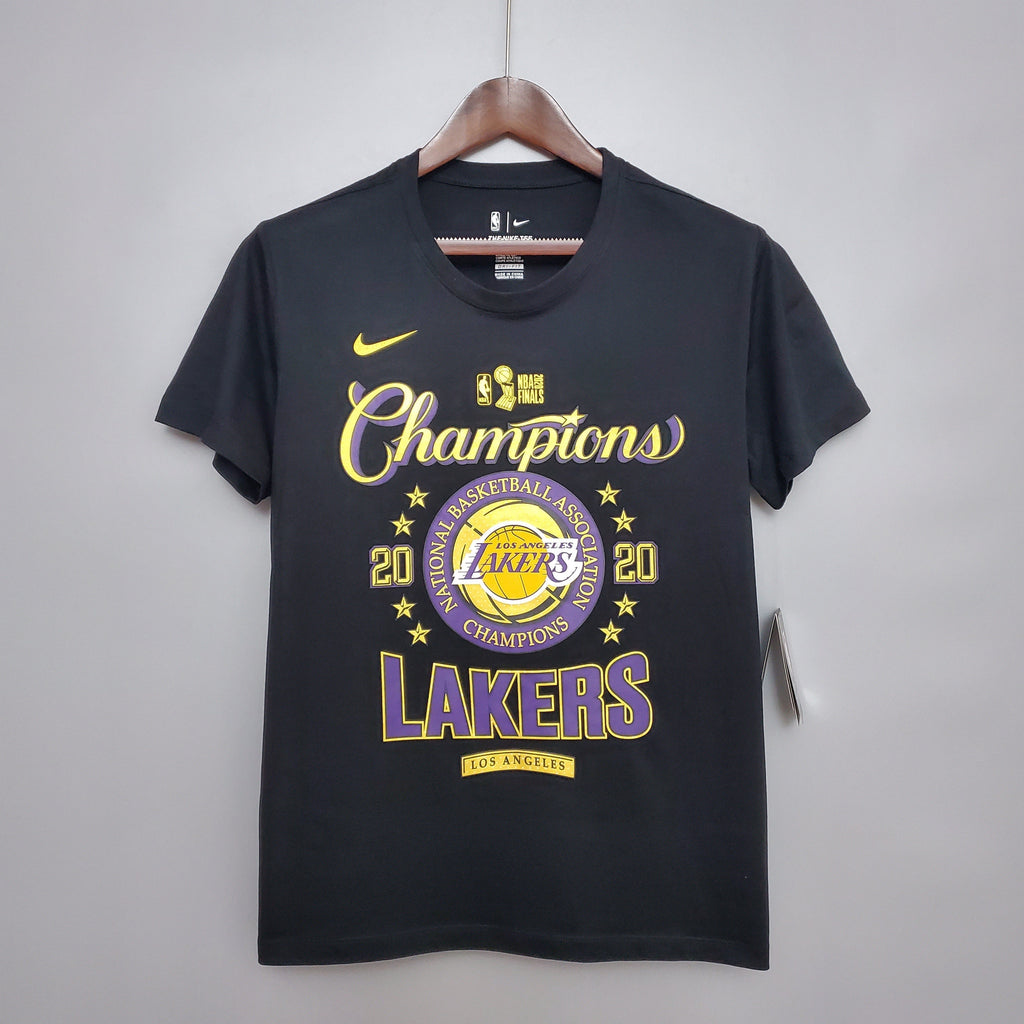 Lakers championship shirt black, white, yellow, purple