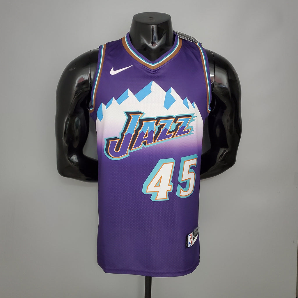 Camiseta Utah Jazz (Retro Jazz Snow Mountain Edition Purple)
