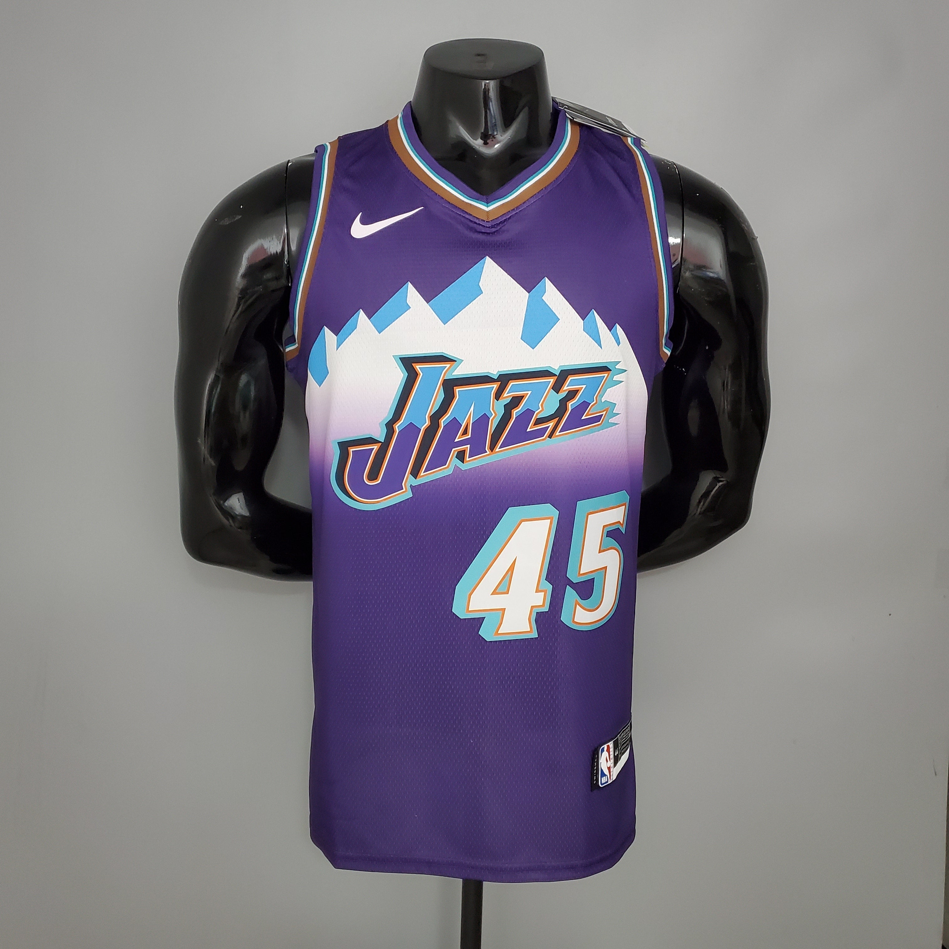 Camiseta Utah Jazz (Retro Jazz Snow Mountain Edition Purple)