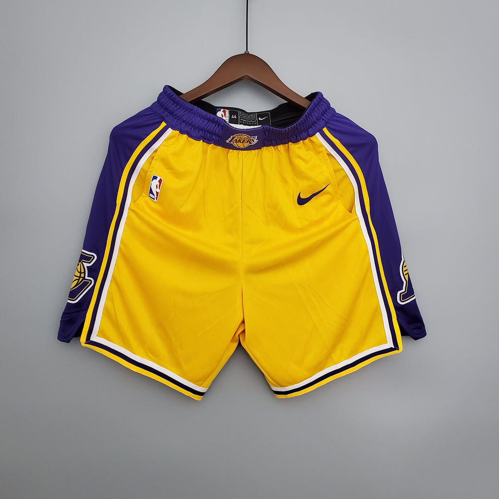 Lakers Yellow Shorts
