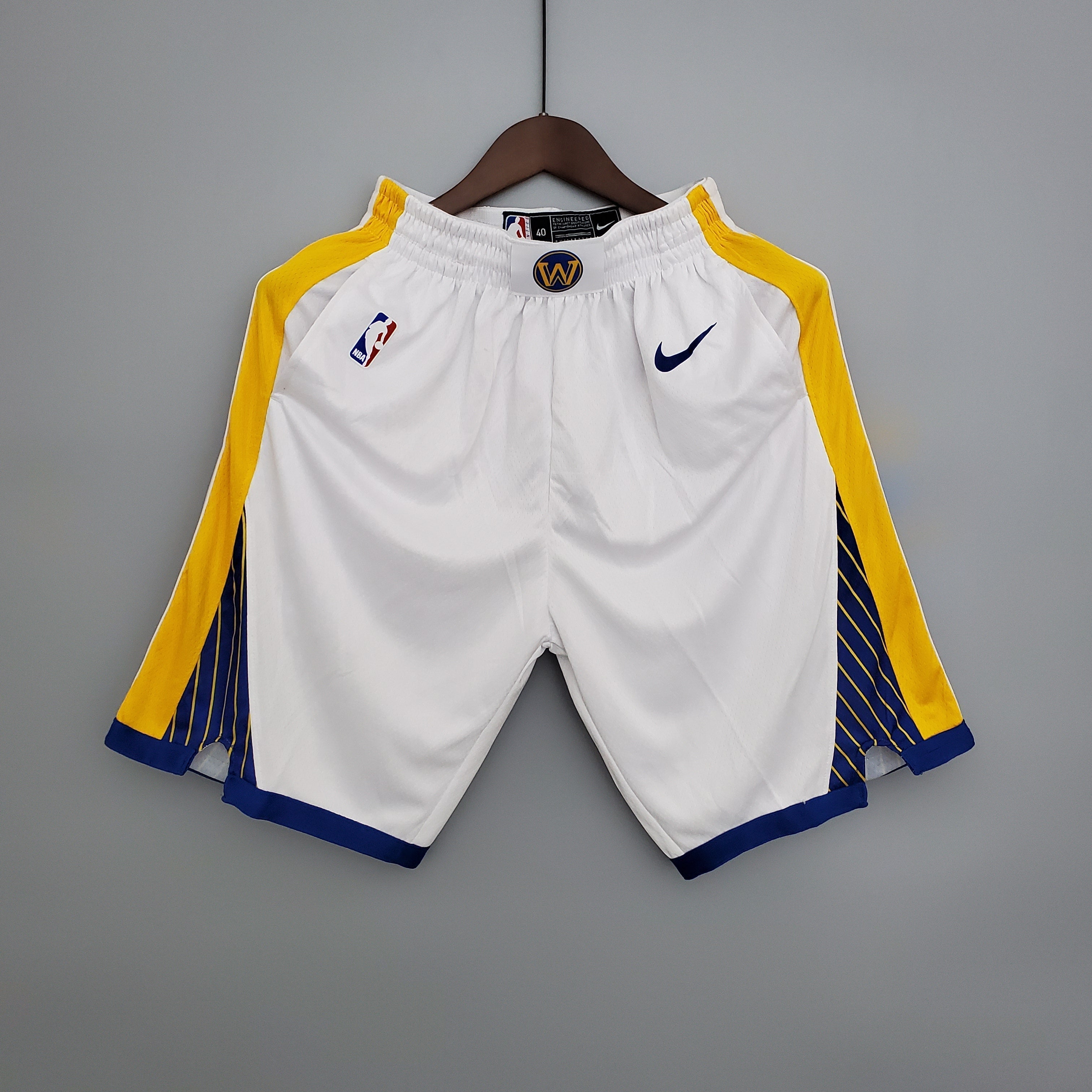 Warriors White Shorts