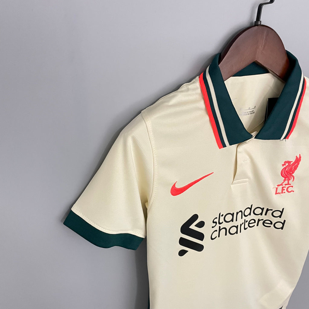 Liverpool 2021/22 Segunda equipación (Mini conjunto)