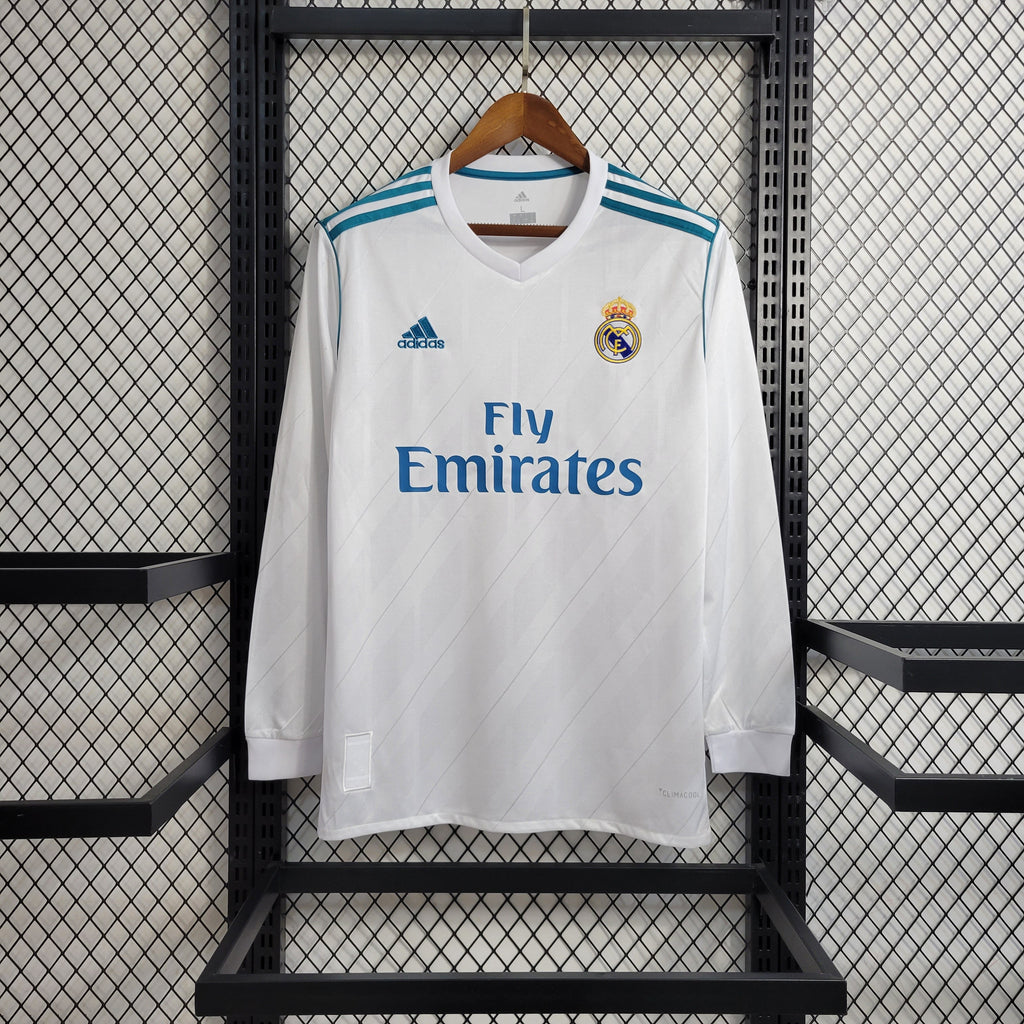 Retro Real Madrid 2017/2018 (mangas largas)