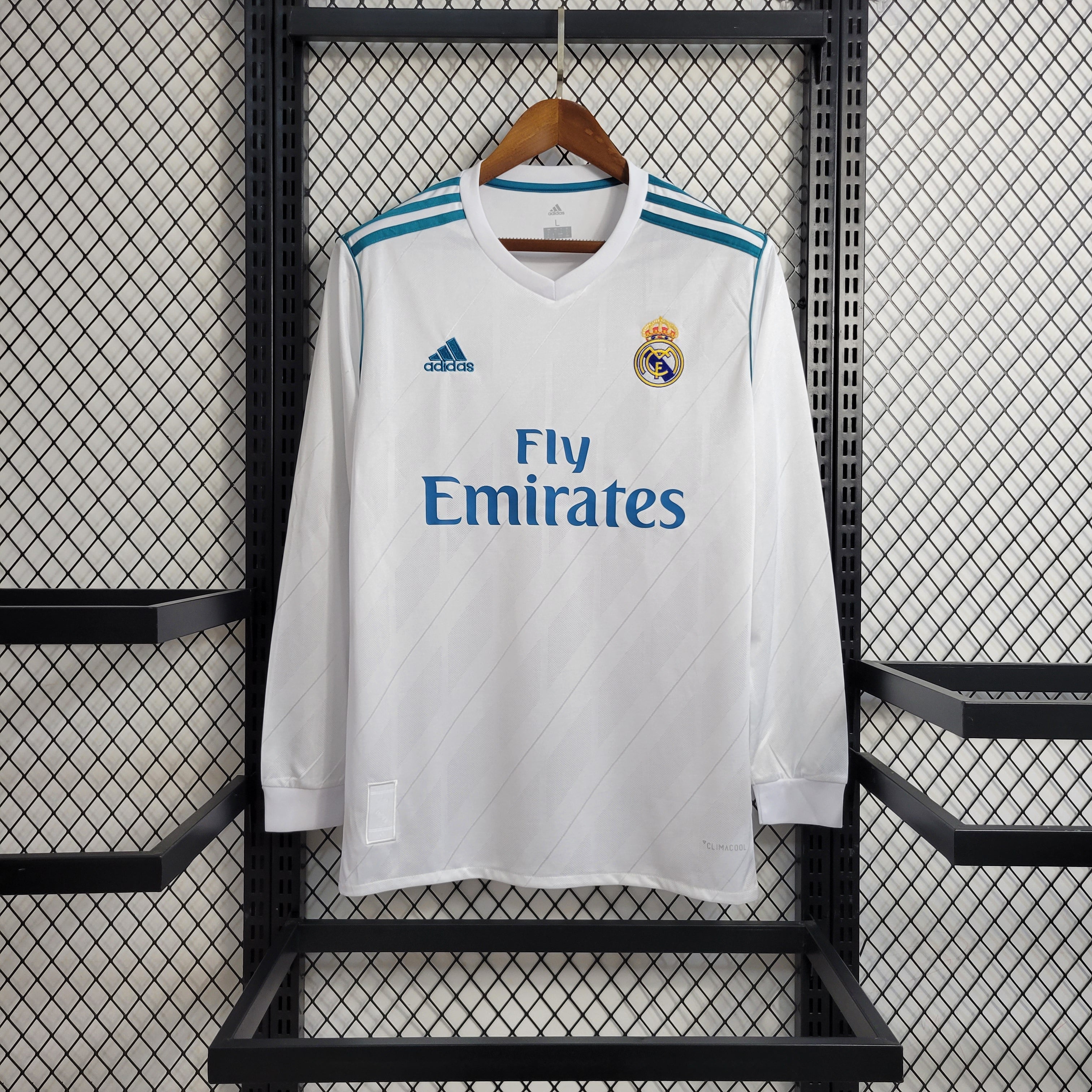 Retro Real Madrid 2017/2018 (mangas largas)
