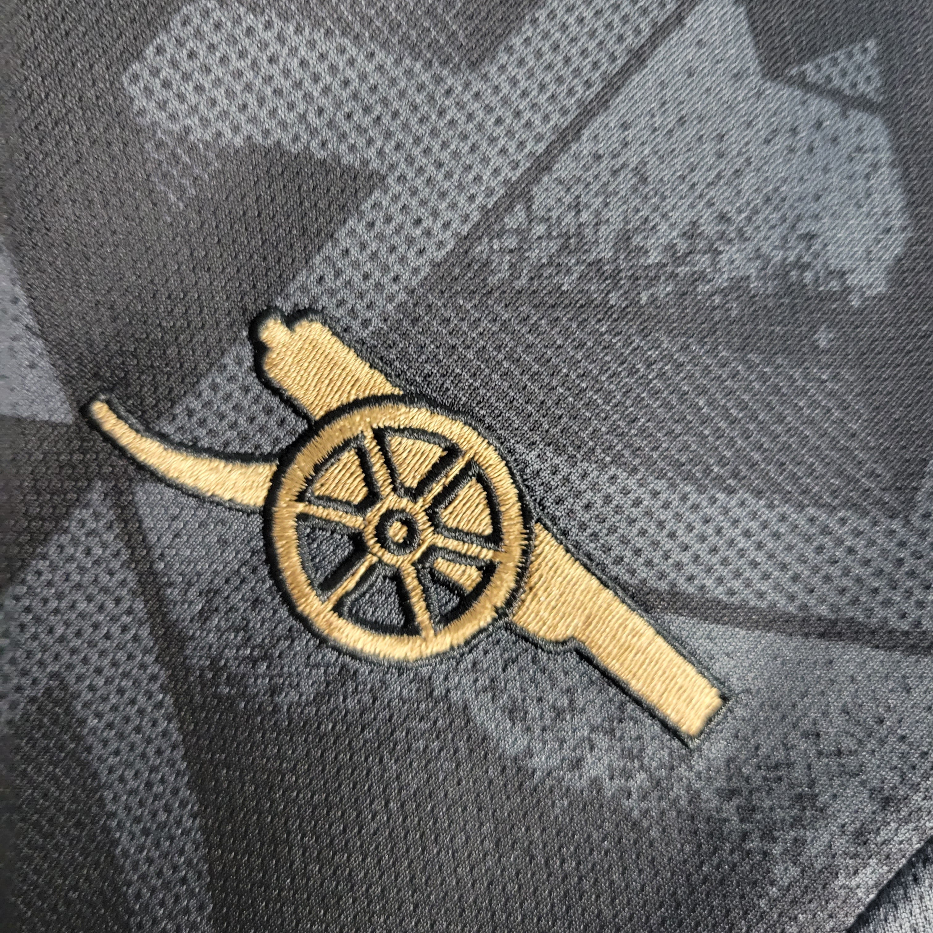 Arsenal 2022/23 Segunda equipacion (negro) (Mini Conjunto)