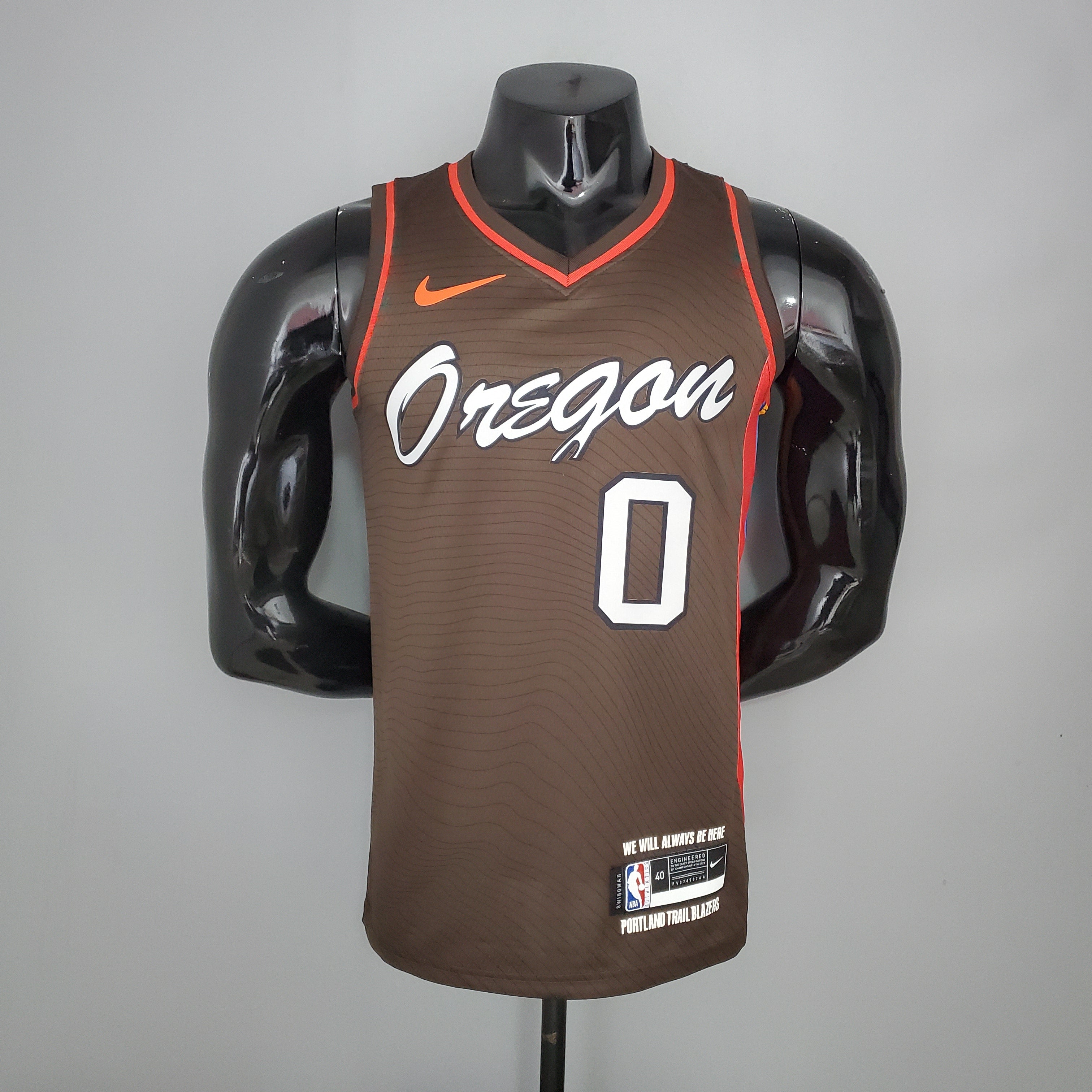 Trail Blazers City Edition Brown