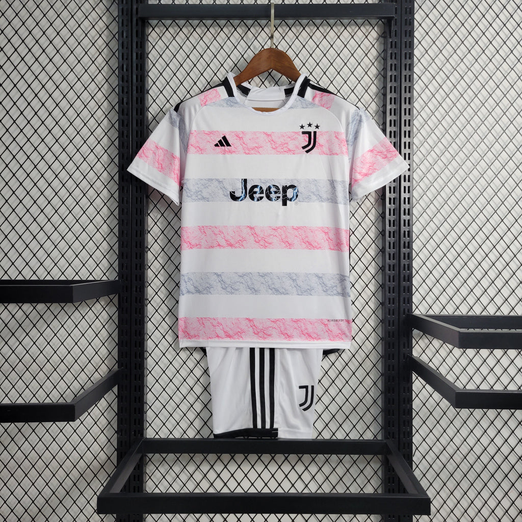 Juventus 2023/24 Segunda equipacion (mini conjunto)