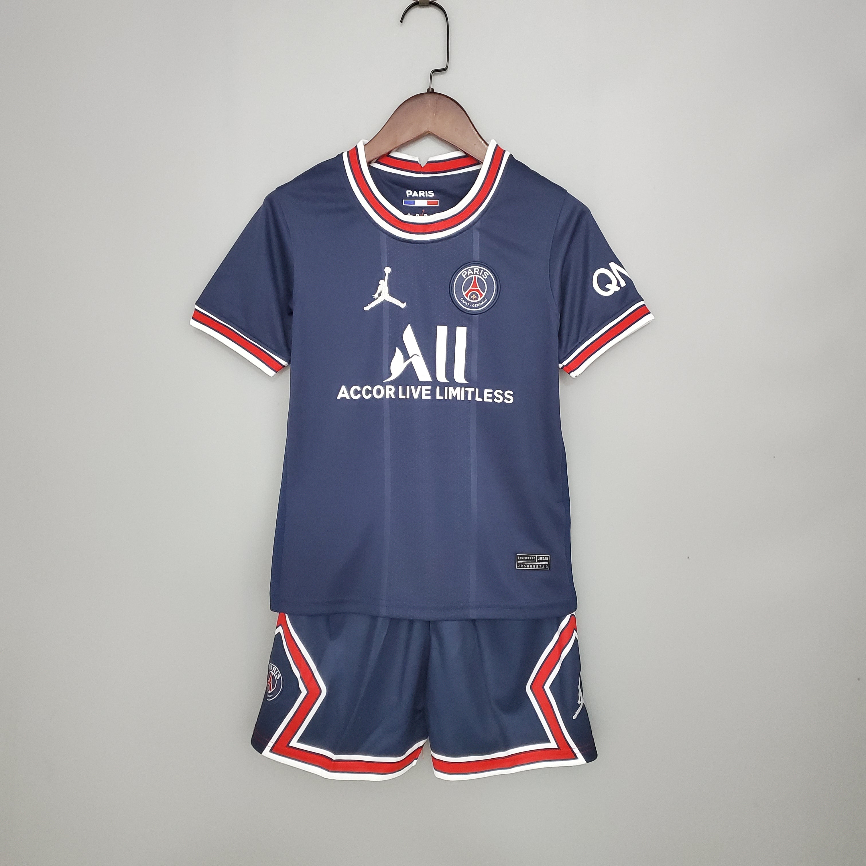 París Saint-Germain 2021/22 Primera equipación (Mini conjunto)