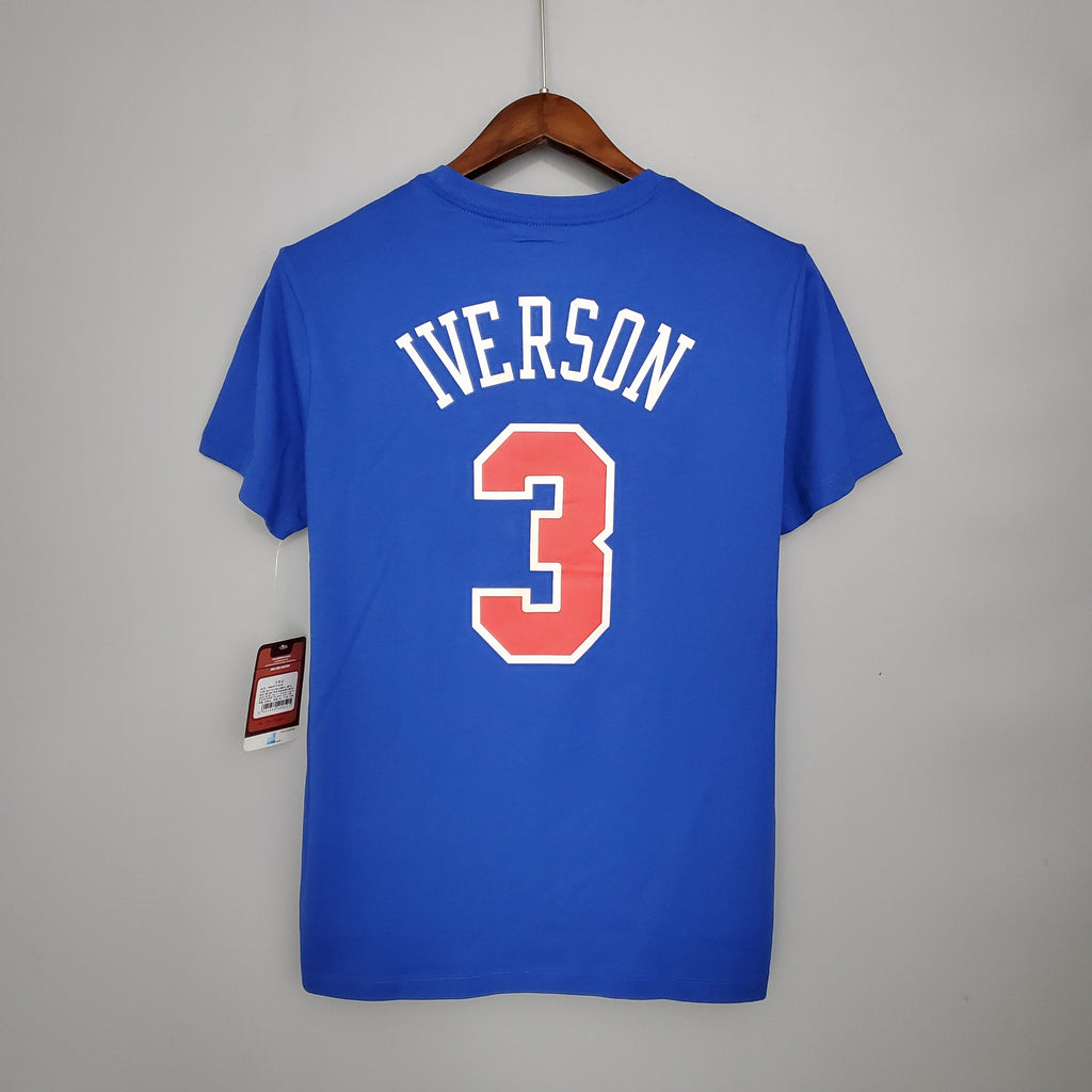 Camiseta Mangas Cortas Iverson Philadelphia 3