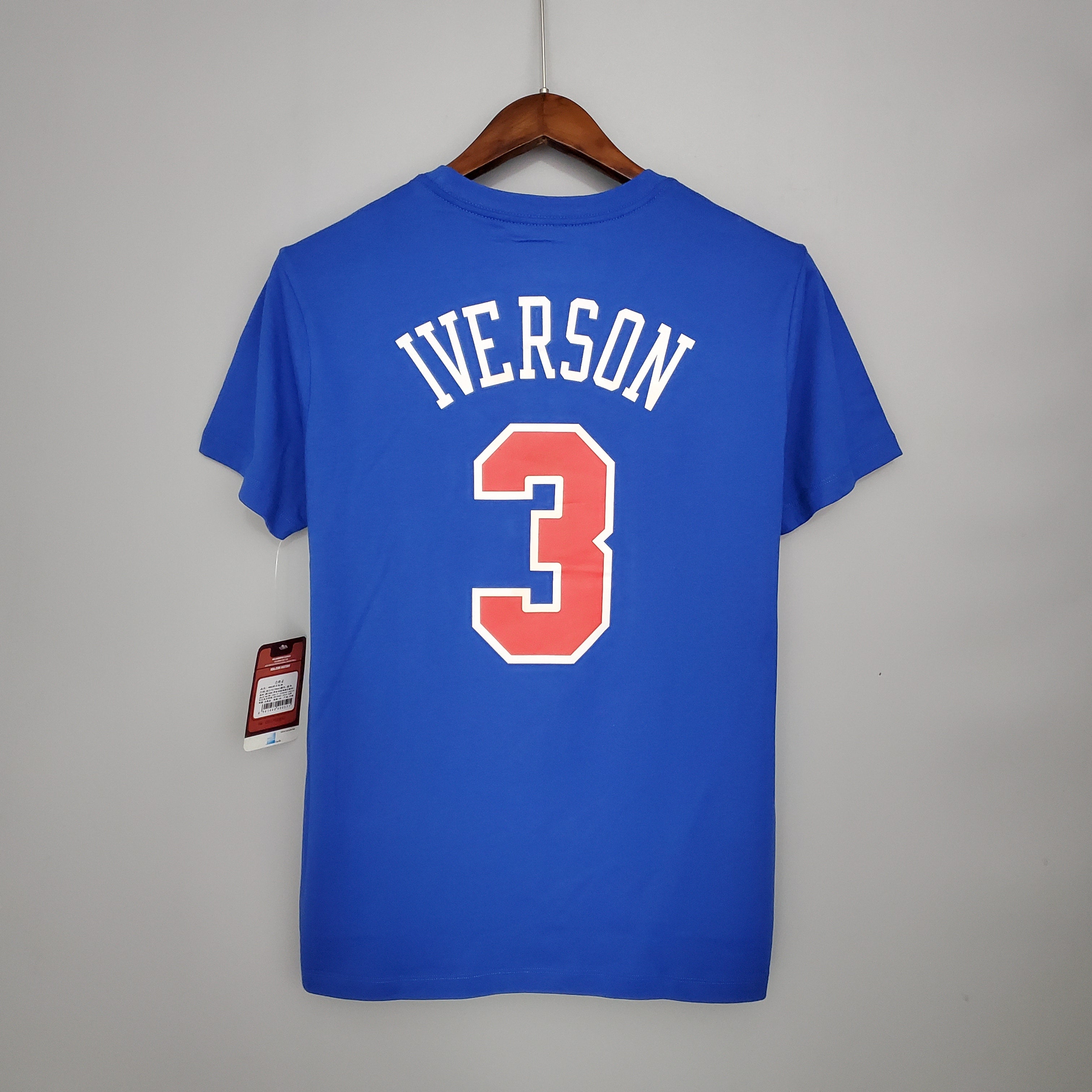 Camiseta Mangas Cortas Iverson Philadelphia 3